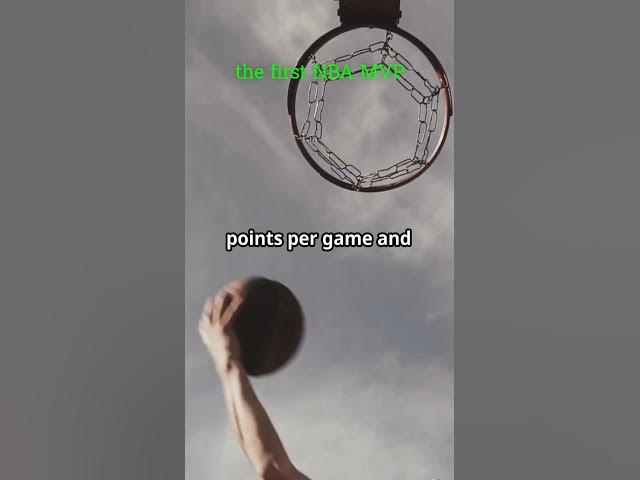 Video thumbnail for First NBA MVP # #ball #game #sports #shorts