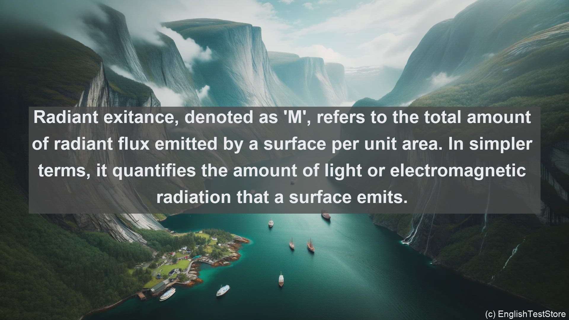 'Video thumbnail for Radiant exitance in science  definition and examples'