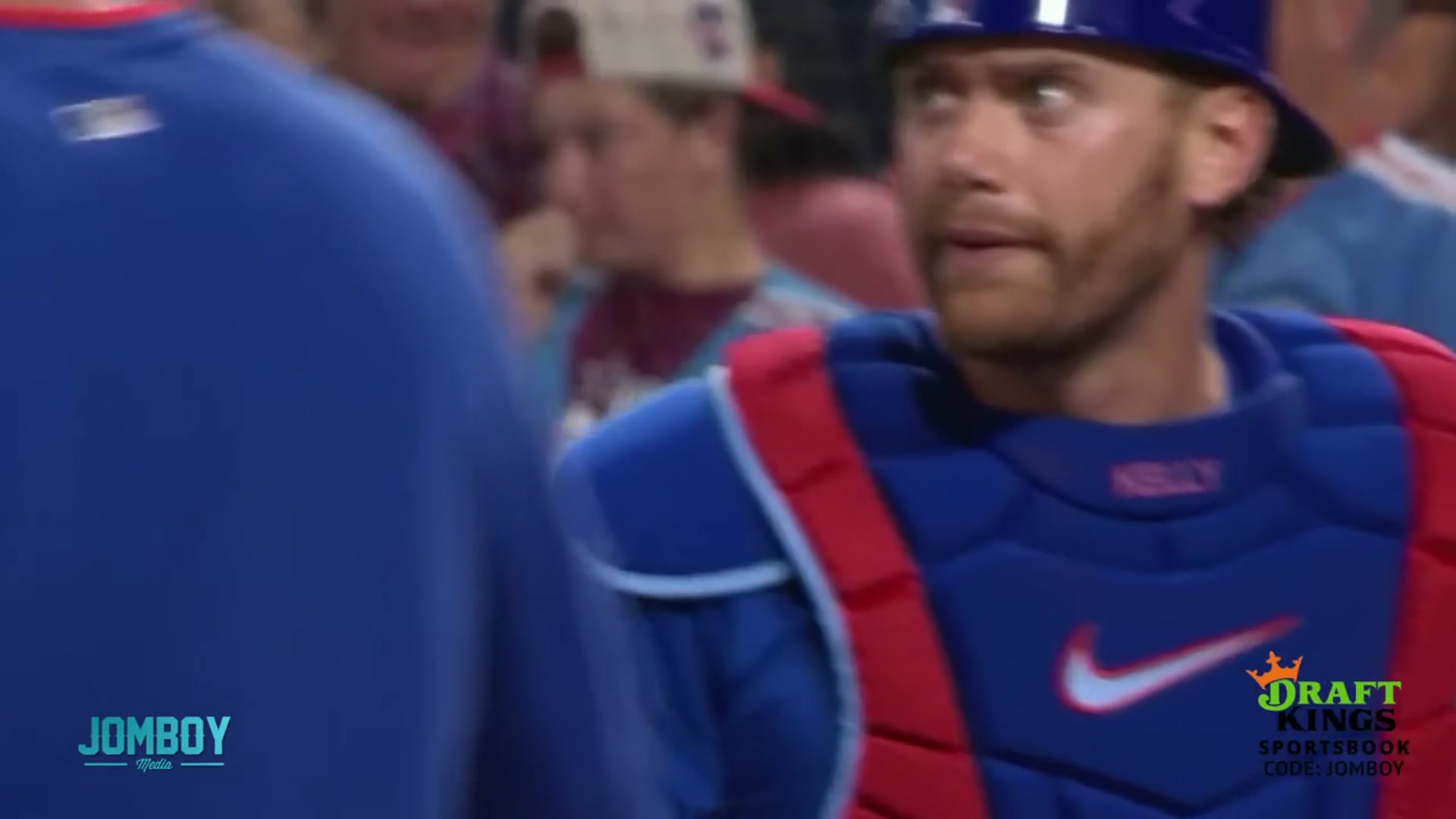 'Video thumbnail for Cubs manager Craig Counsell gets ejected because he wanted the umpire to ask for help, a breakdown'