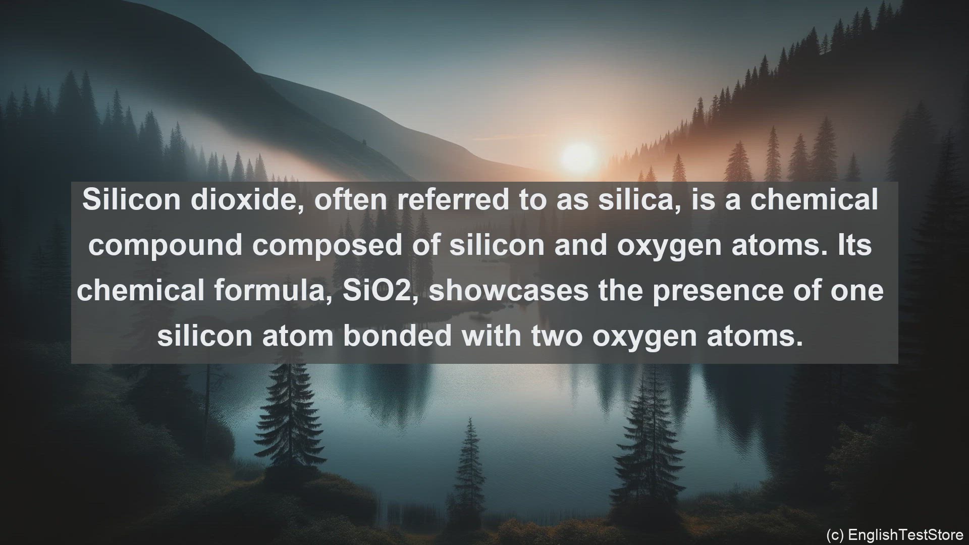'Video thumbnail for Silicon dioxide in science  definition and examples'