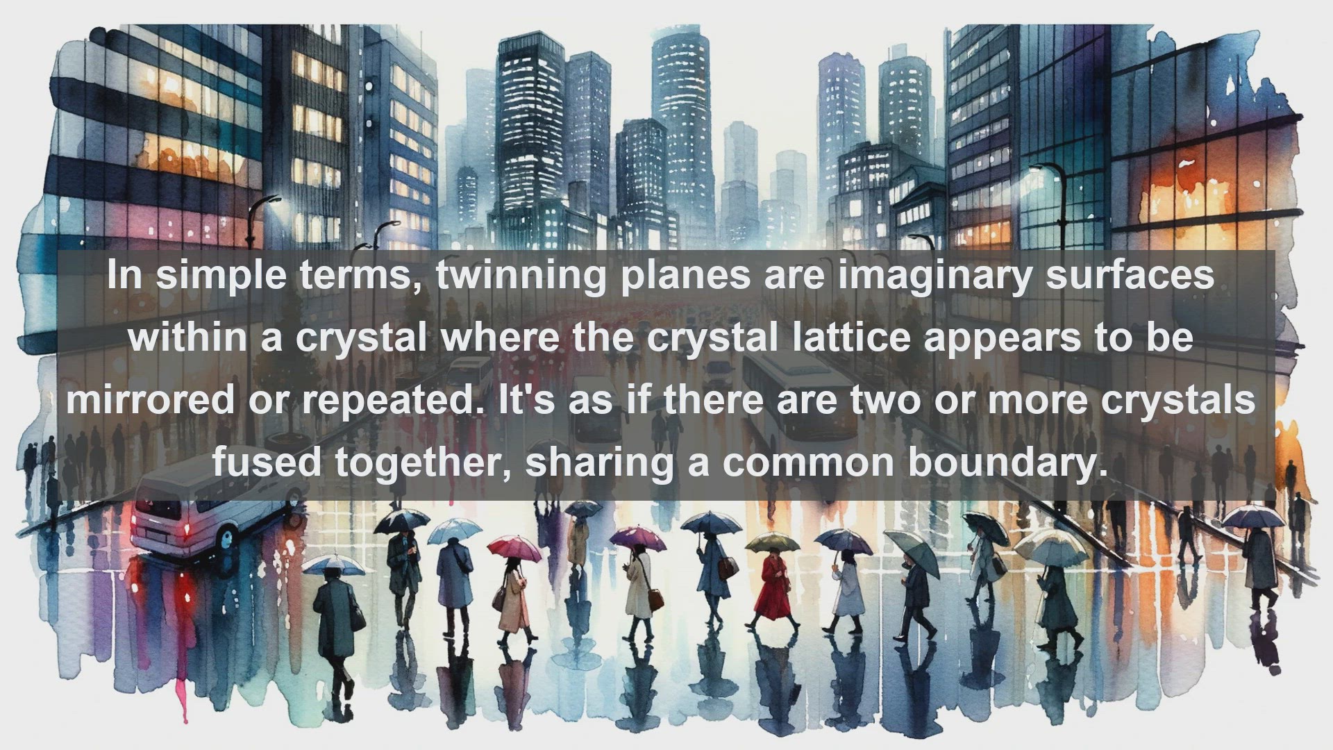 'Video thumbnail for Twinning plane in science  definition and examples'