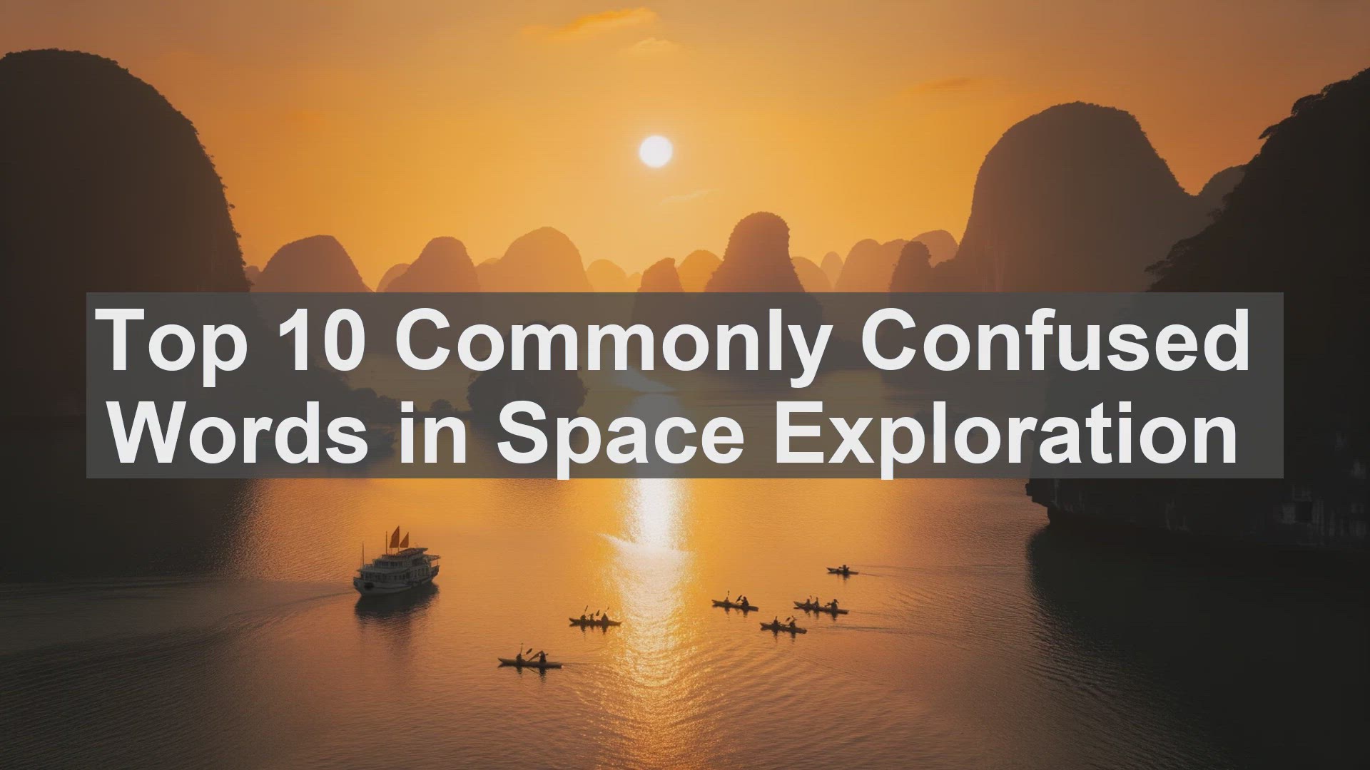 'Video thumbnail for Top 10 Commonly Confused Words in Space Exploration'