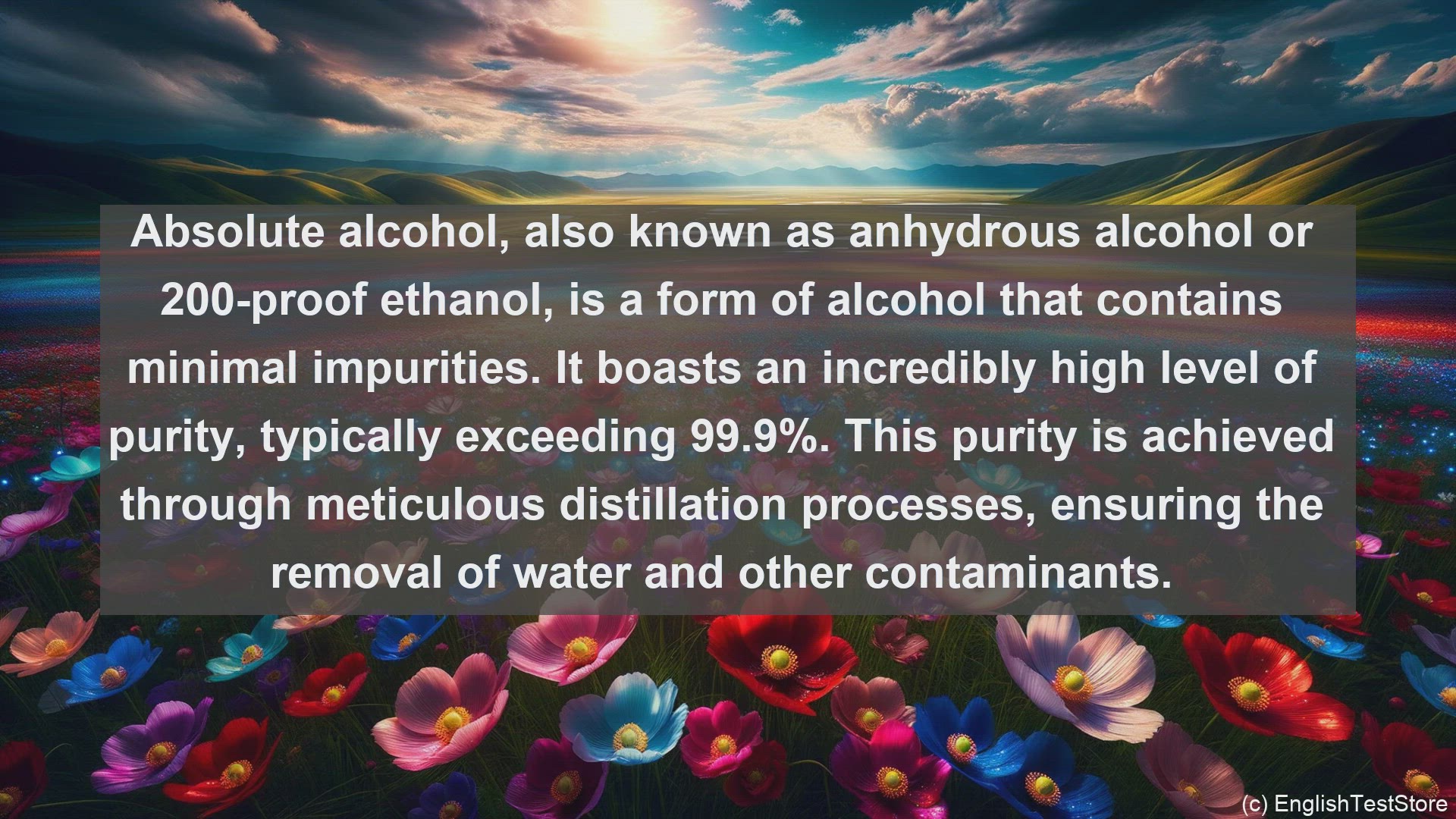 'Video thumbnail for Absolute alcohol in science  definition and examples'