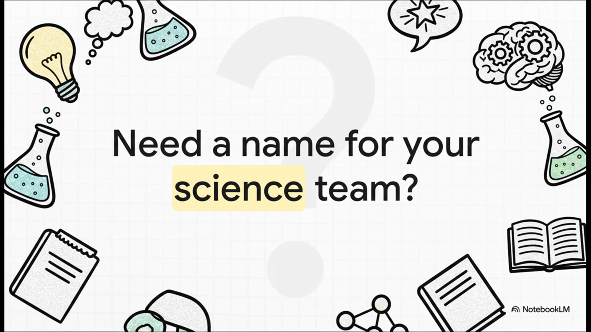 Video thumbnail for Funny, Cool & Clever Science Group Names | Best Team Ideas for Research, School & STEM