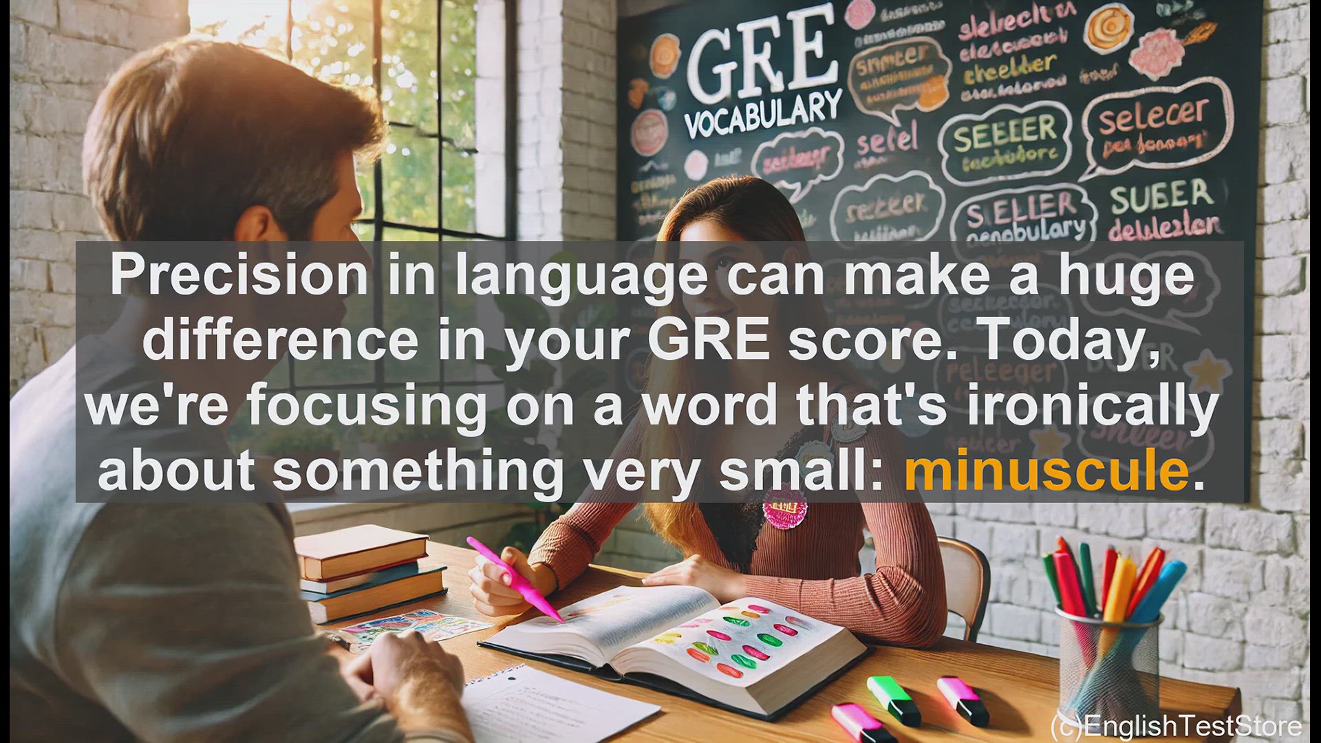'Video thumbnail for GRE Vocabulary Lesson: Mastering the Meaning of Minuscule - A GRE Vocabulary Lesson'