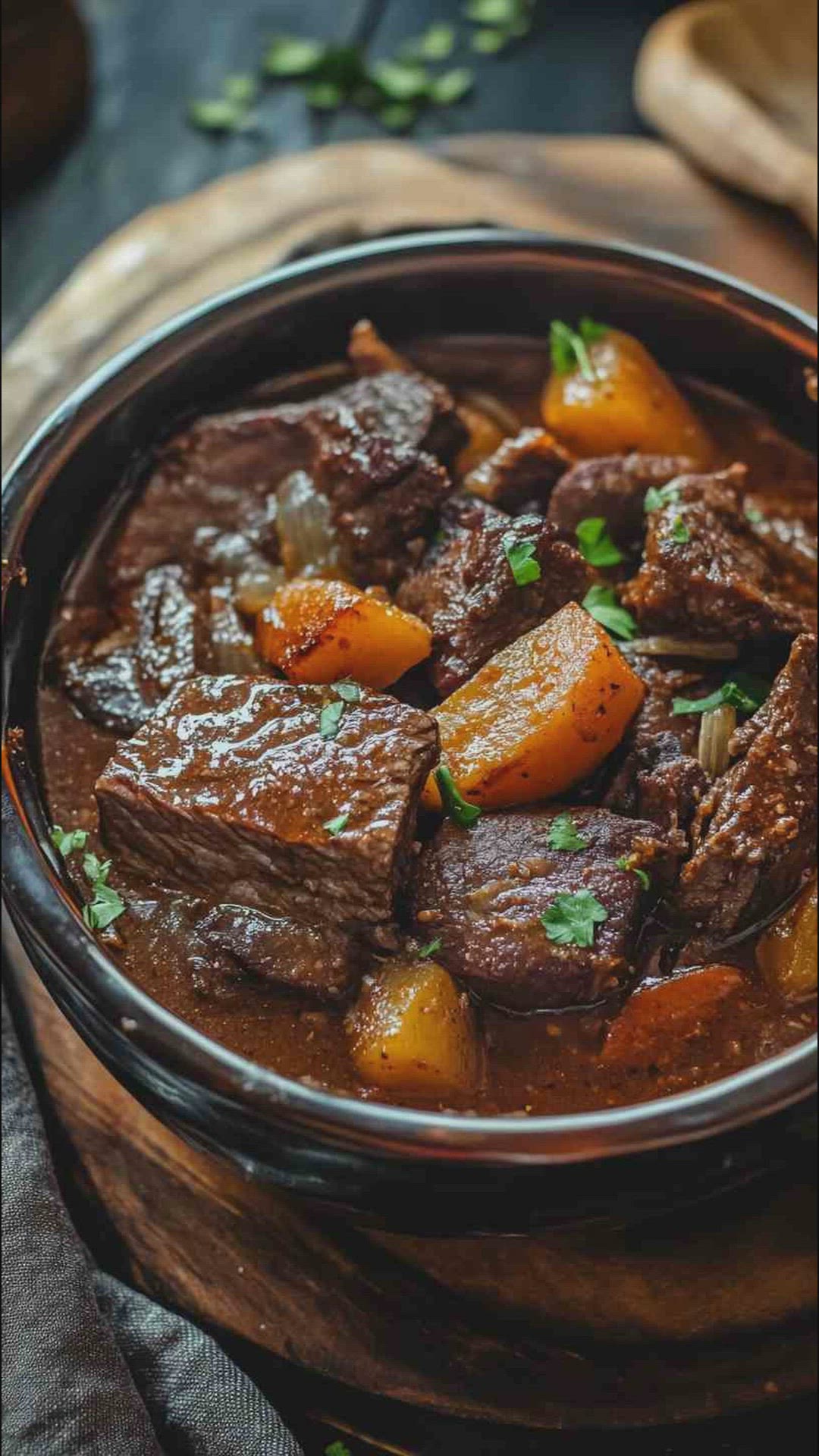 'Video thumbnail for Melt-In-Your-Mouth Crock Pot Brisket Recipe'