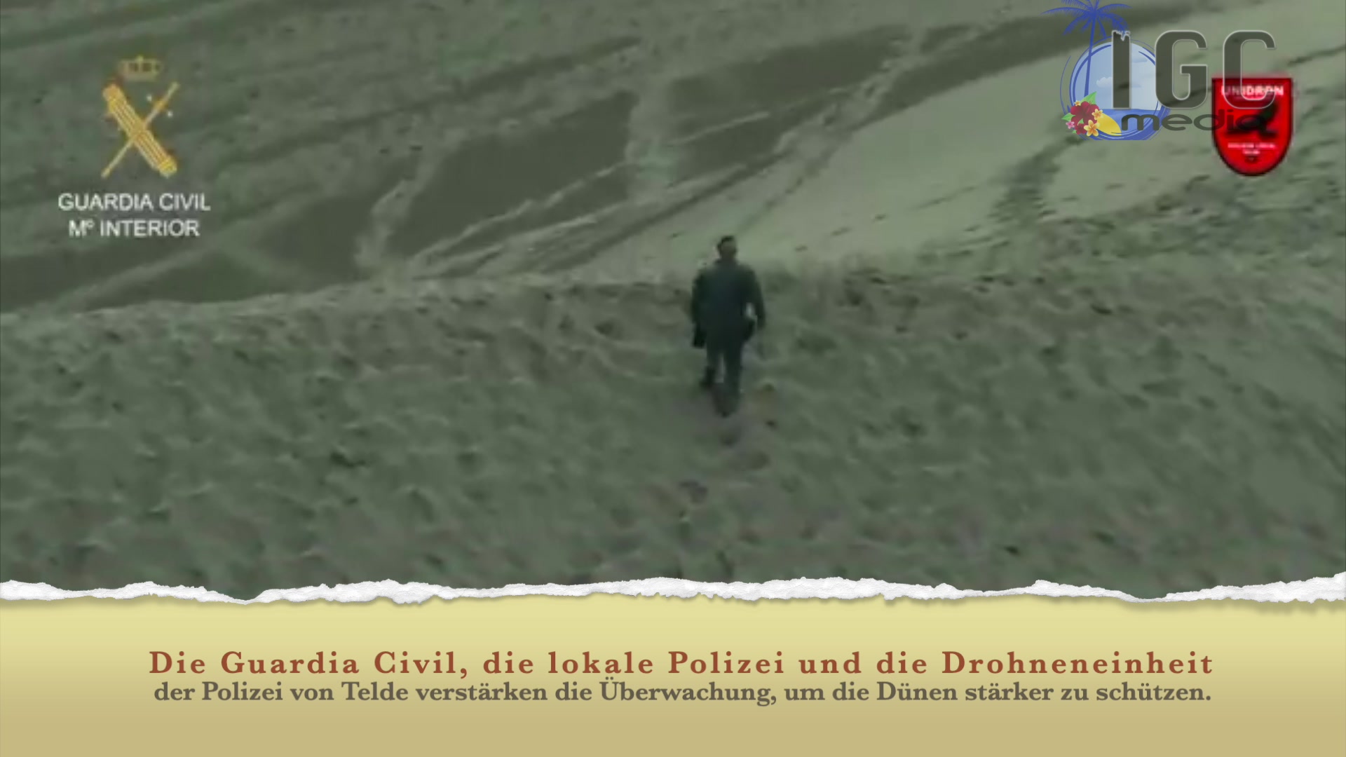 Video thumbnail for Drohnen & Guardia Civil in den Dünen von Maspalomas