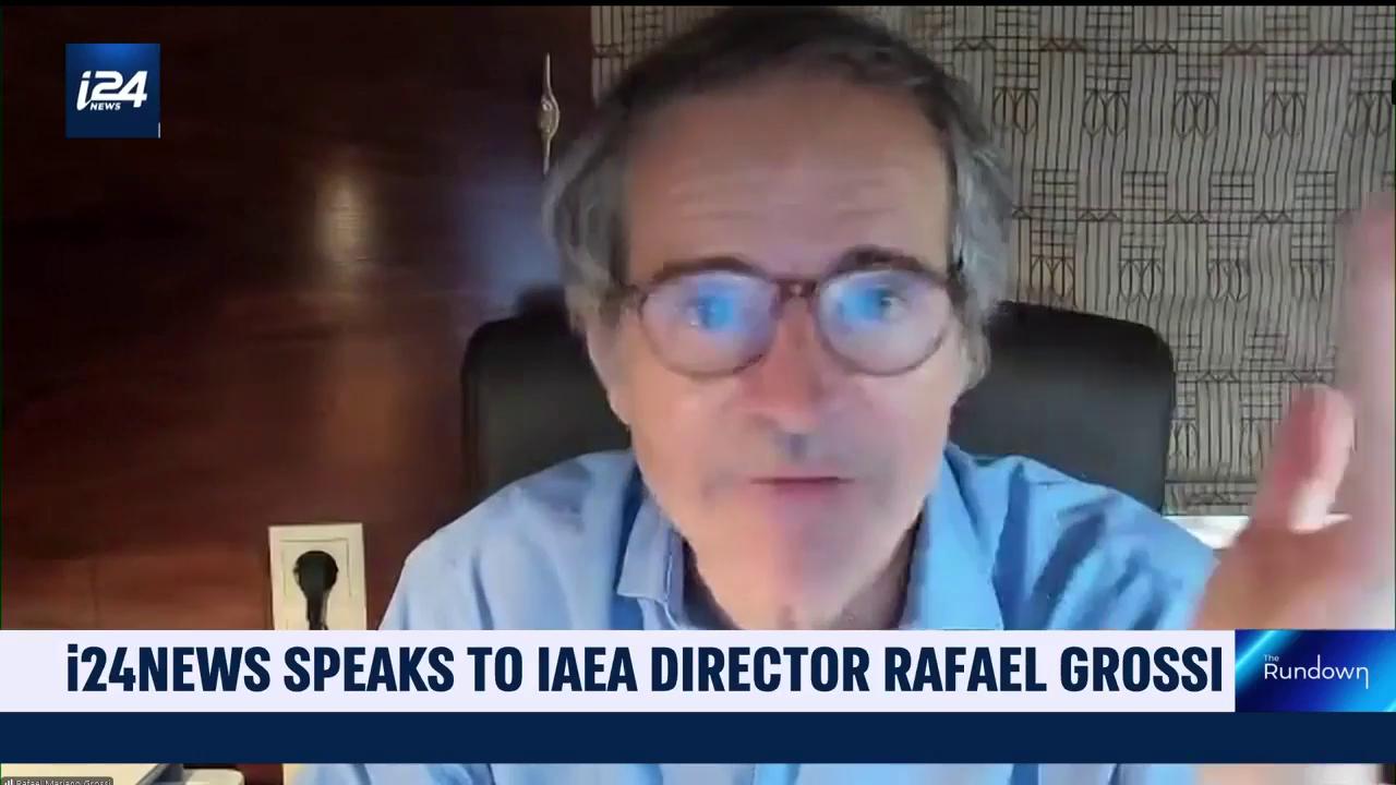 'Video thumbnail for i24NEWS speaks to IAEA director after Iranian nuclear activity'