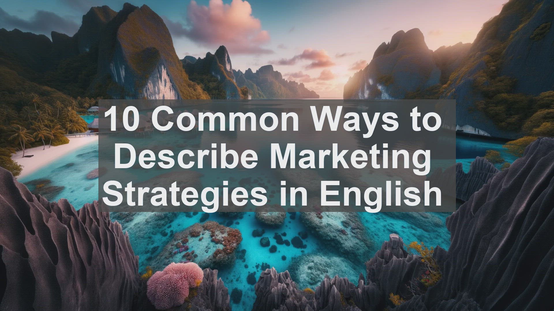 'Video thumbnail for 10 Common Ways to Describe Marketing Strategies in English '