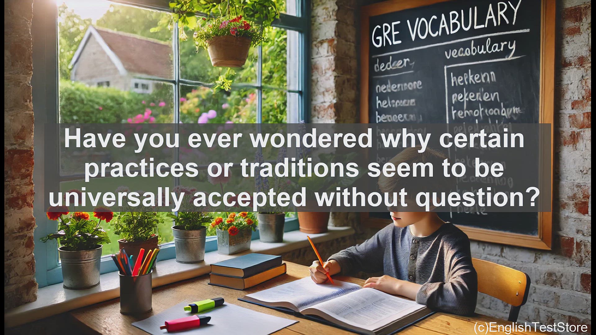 'Video thumbnail for GRE Vocabulary Lesson: Exploring the Power of Convention'