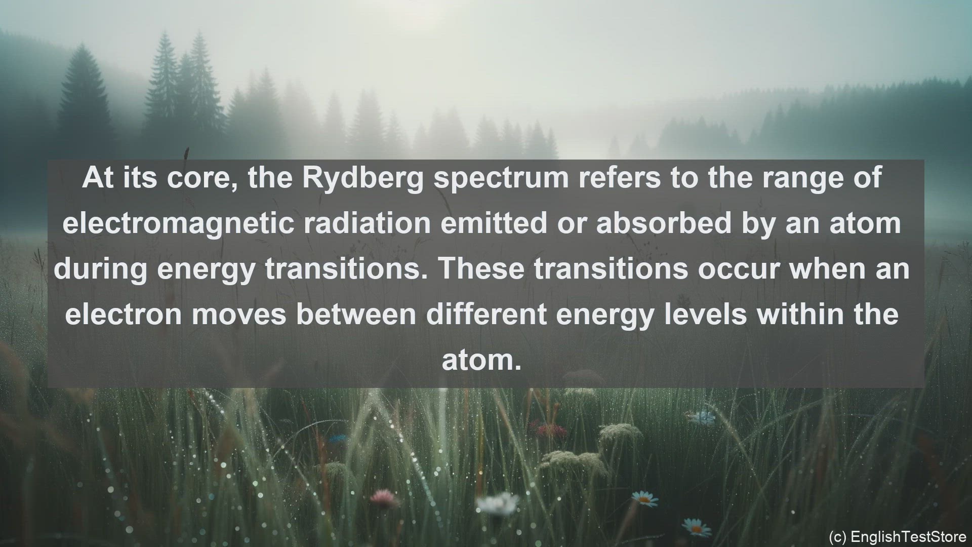 'Video thumbnail for Rydberg spectrum in science  definition and examples'