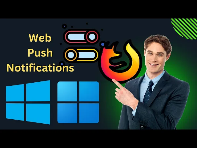 'Video thumbnail for How to Allow or Block Web Push notifications in Firefox on Windows 11 or 10 | GearUpWindows Tutorial'