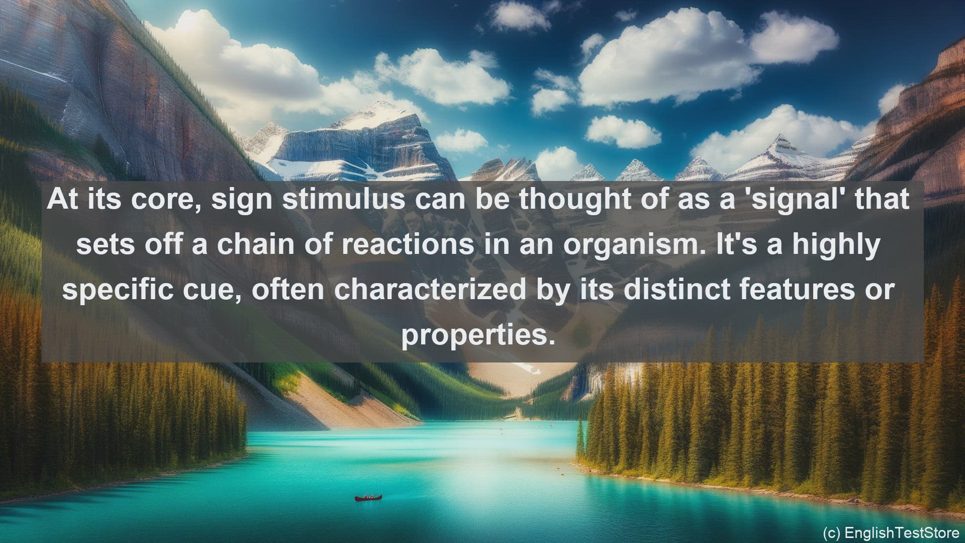 'Video thumbnail for Sign stimulus in science  definition and examples'