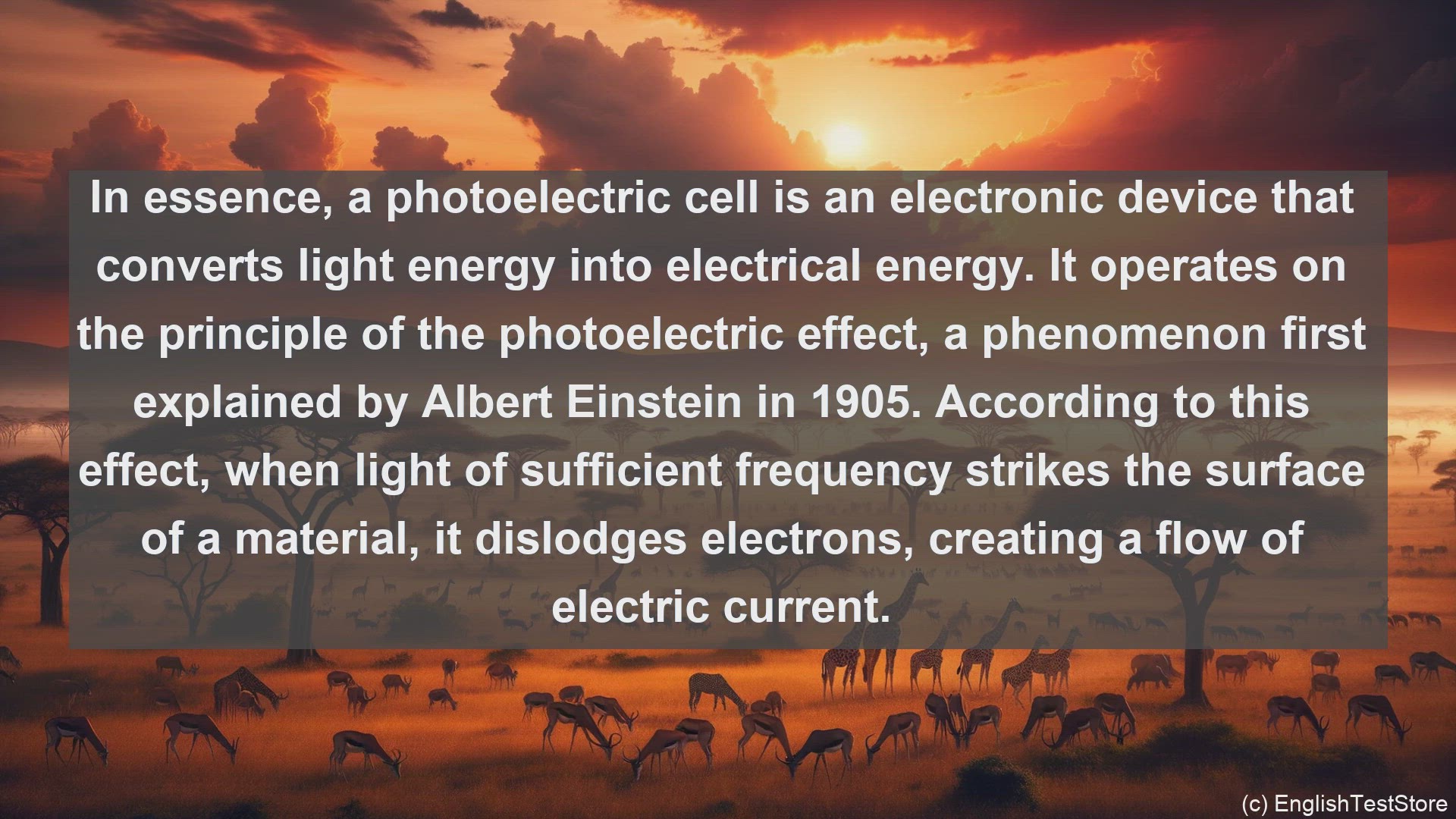 'Video thumbnail for Photoelectric cell in science  definition and examples'