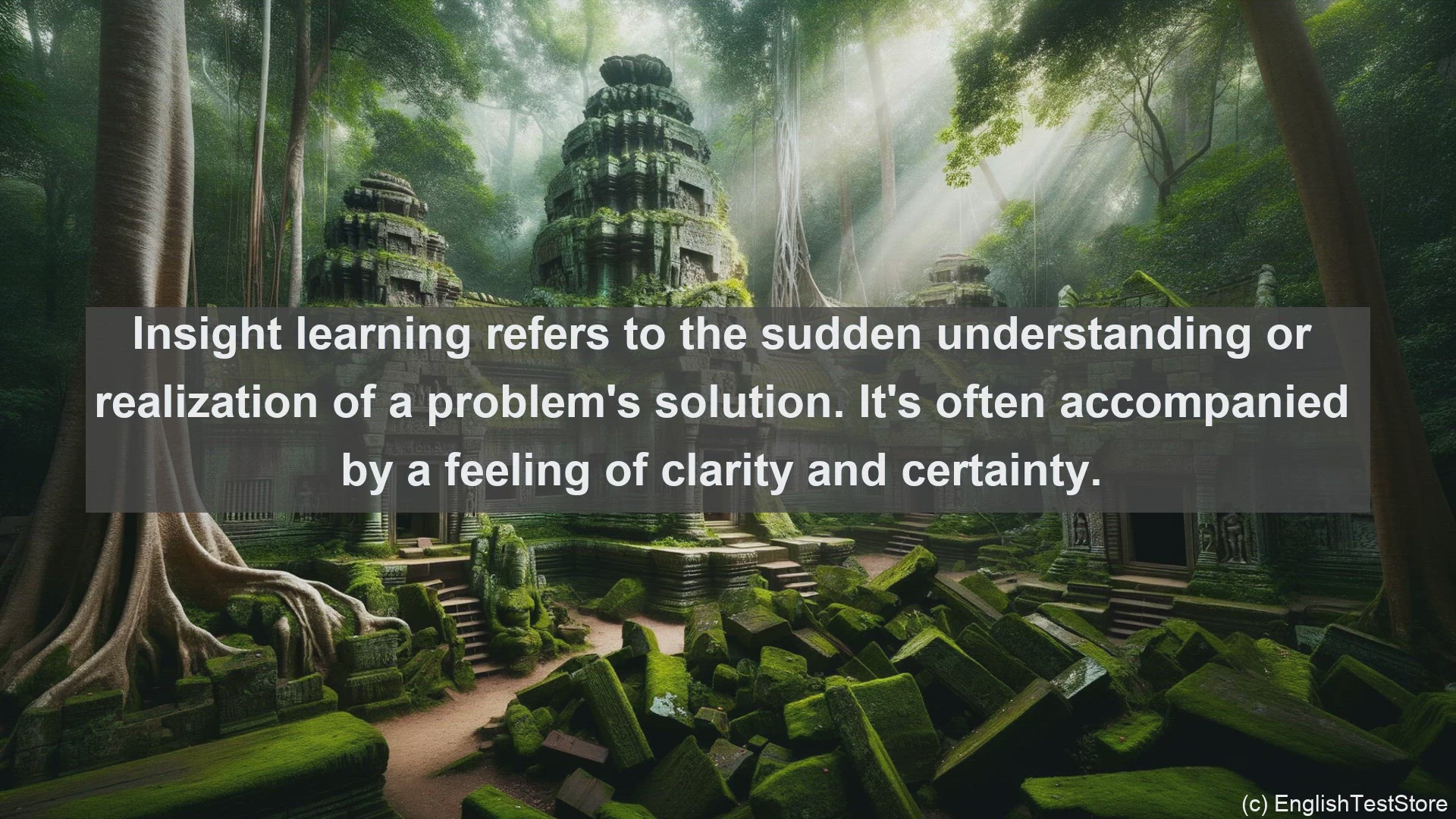 'Video thumbnail for Insight learning in science  definition and examples'