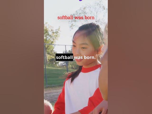 Video thumbnail for Softball Was Born #ball #facts #sportsball #shorts