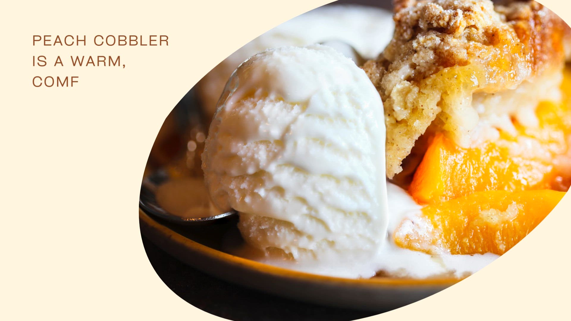 'Video thumbnail for Peach Cobbler'