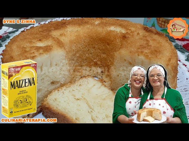 'Video thumbnail for O FAMOSO BOLO DE MAIZENA MAIS FOFINHO QUE VOCÊ JÁ VIU | SEM GLÚTEN'