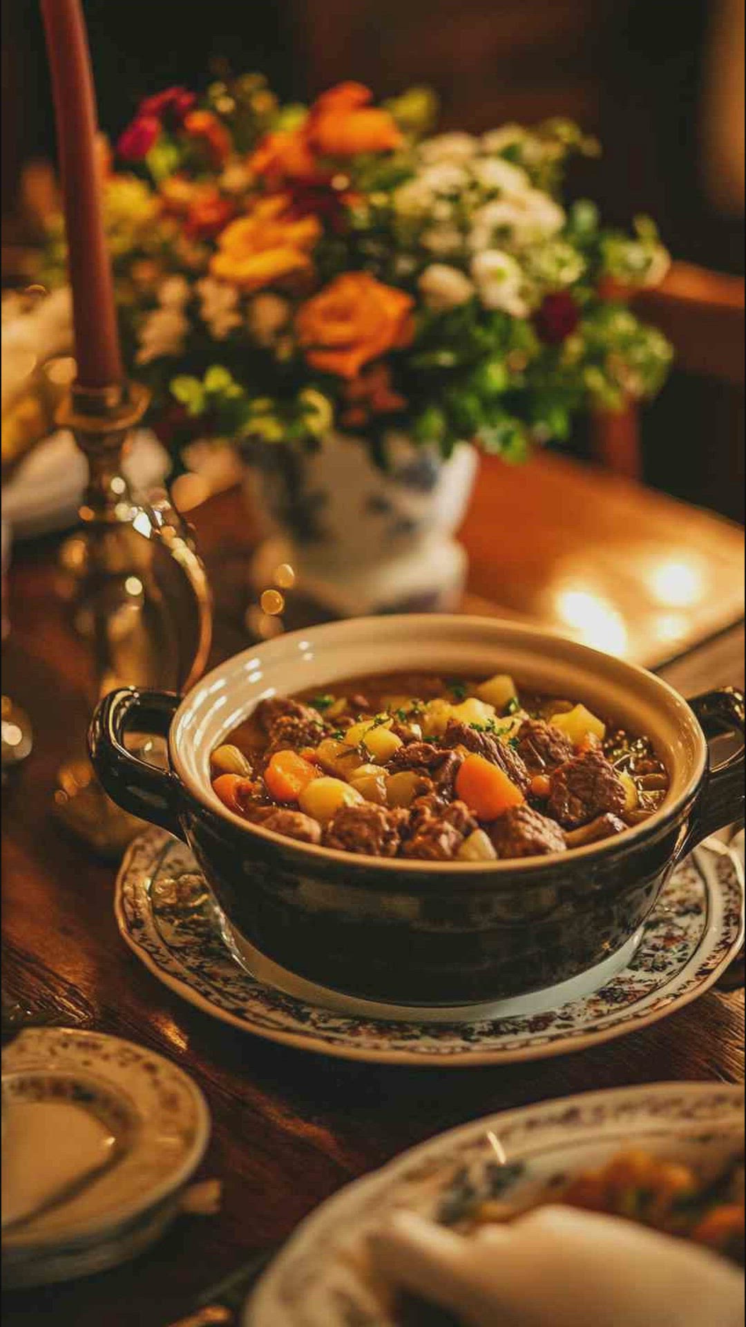 'Video thumbnail for Rustic Crock Pot Beef and Farmhouse Vegetable Soup Recipe'