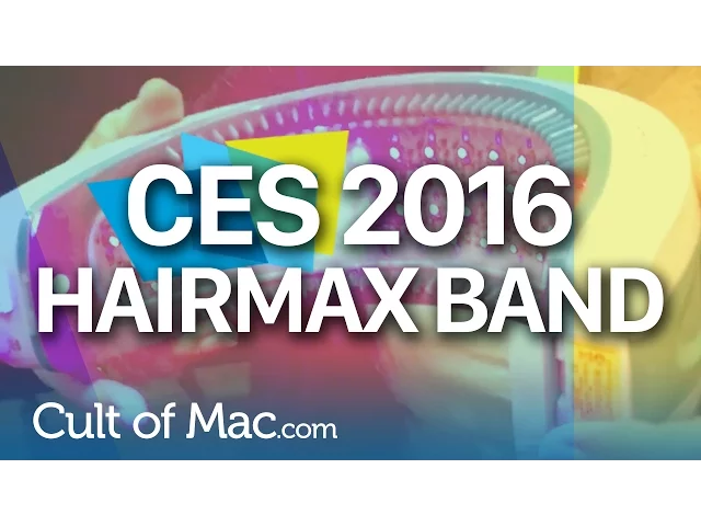 Video thumbnail for Hairmax Band regrows hair | CES 2016