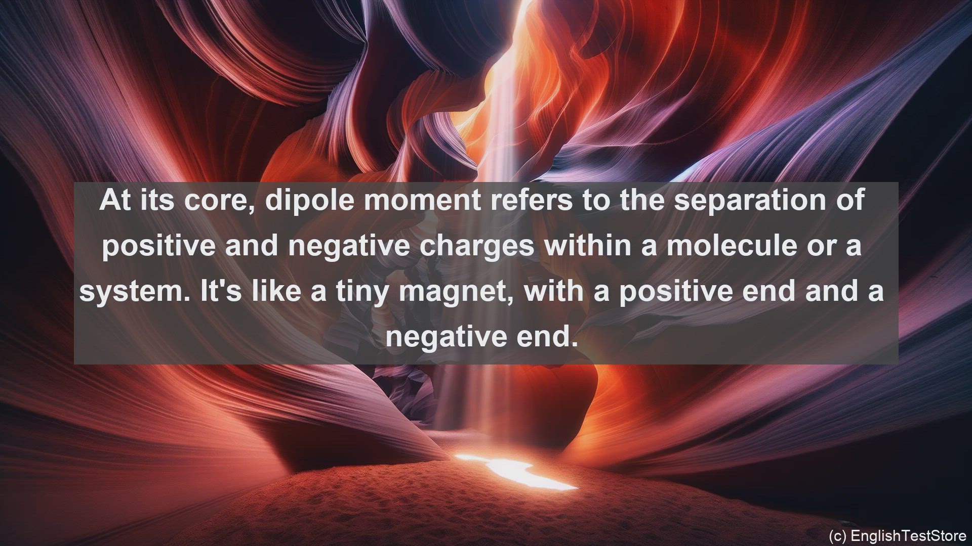 'Video thumbnail for Dipole moment in science  definition and examples'