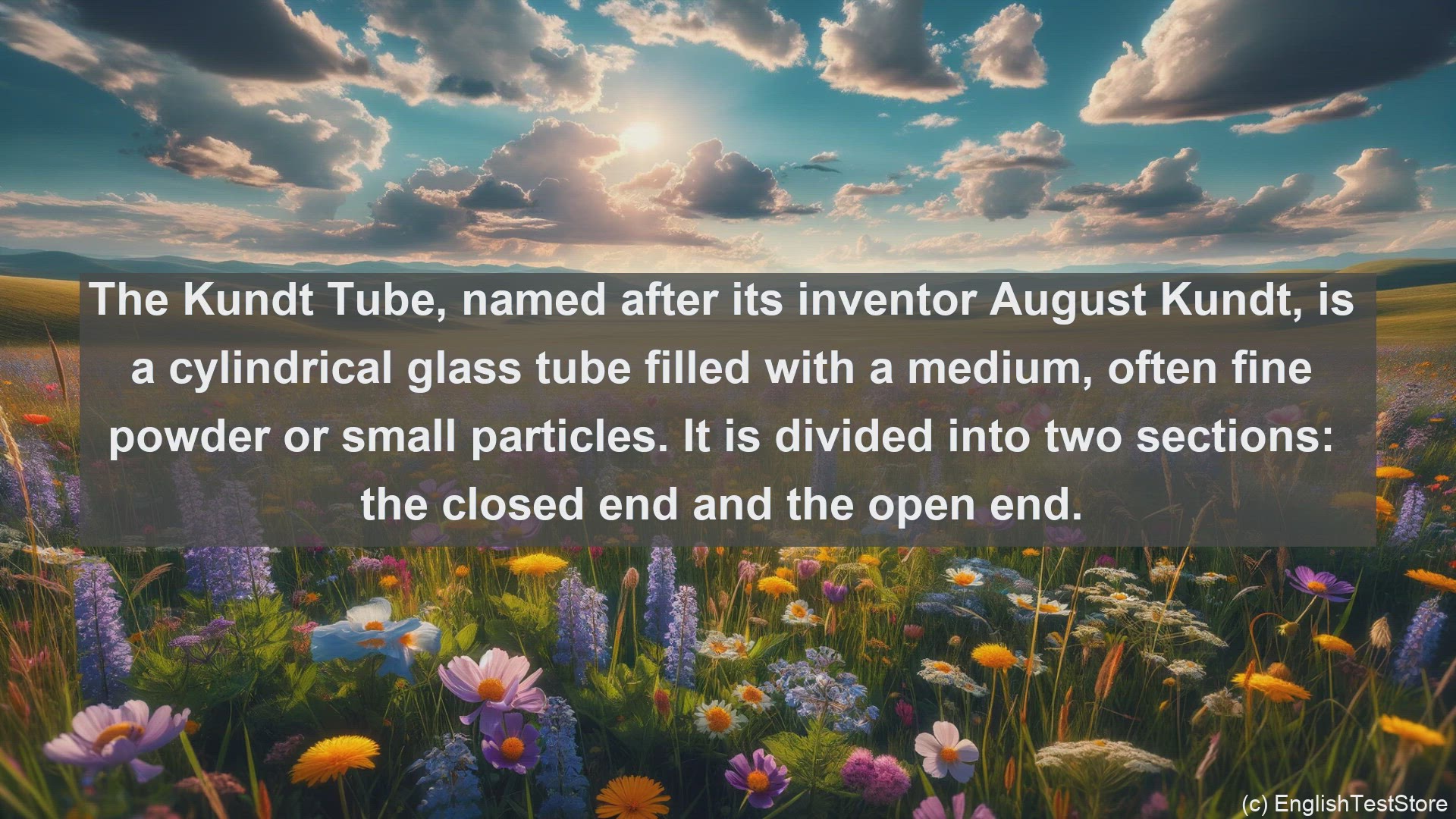 'Video thumbnail for Kundt tube in science  definition and examples'