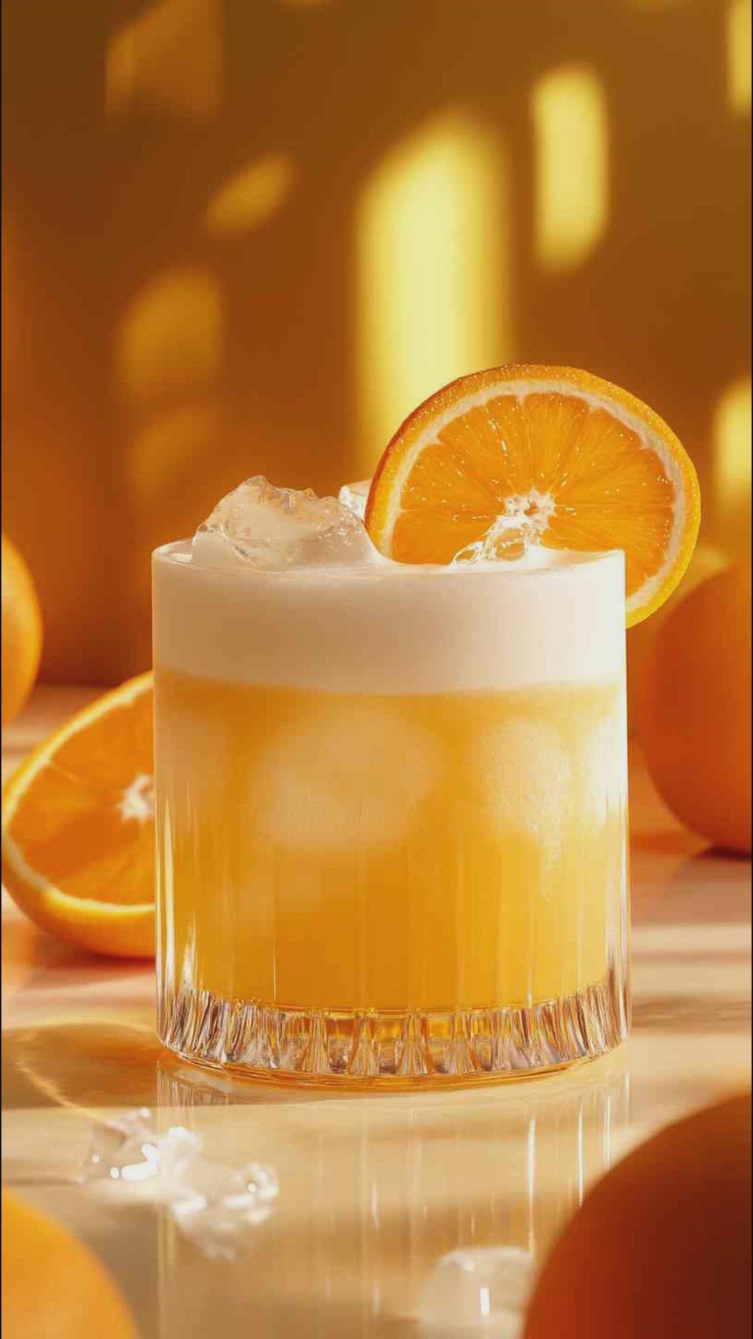 'Video thumbnail for Amaretto Sour with a Twist of Orange Recipe'