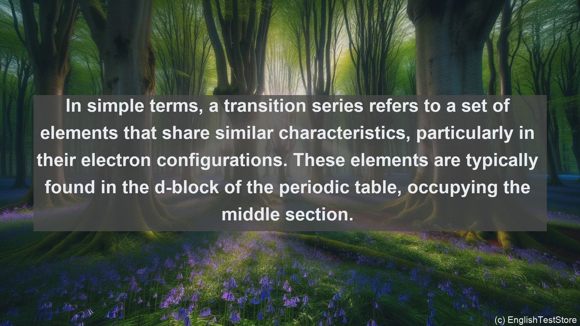 'Video thumbnail for Transition series in science  definition and examples'