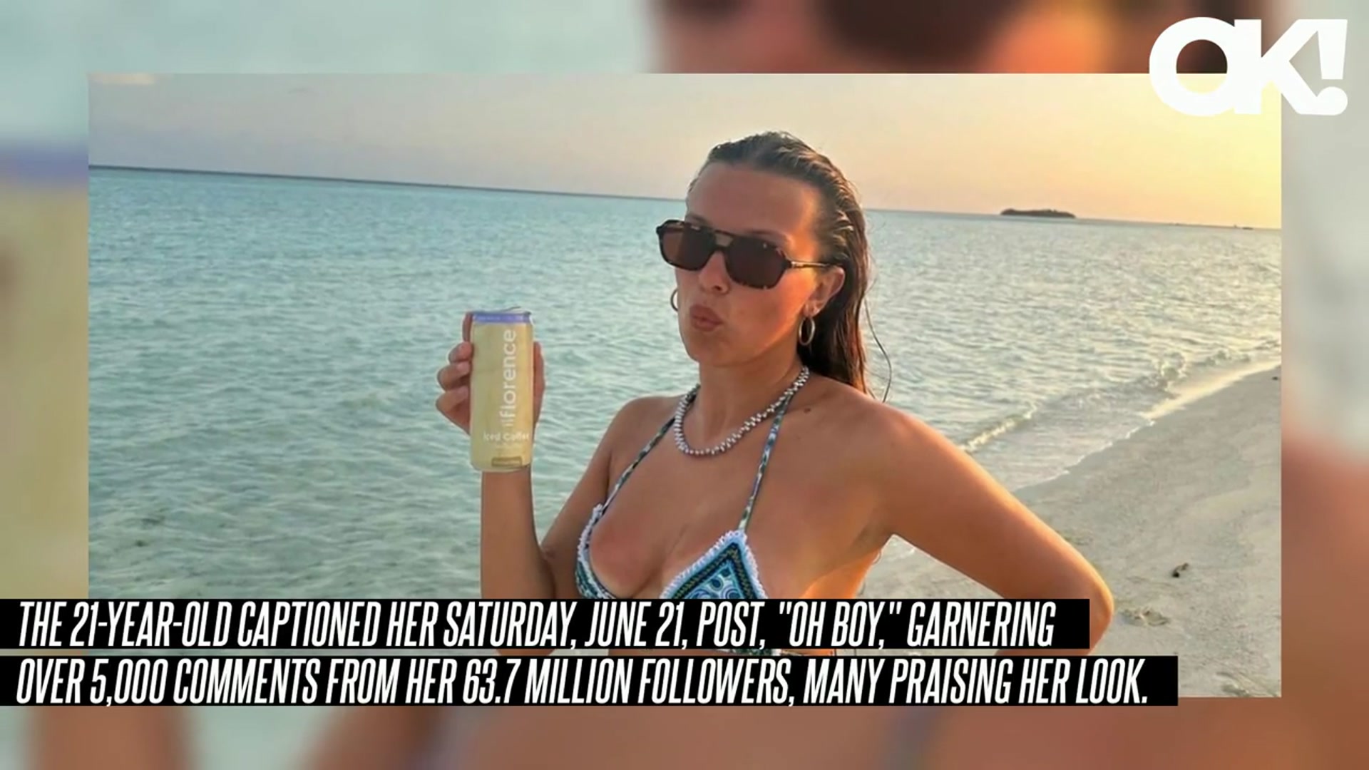 'Video thumbnail for Millie Bobby Brown Flaunts Her Cleavage in Stunning Pink Bra: Photos'