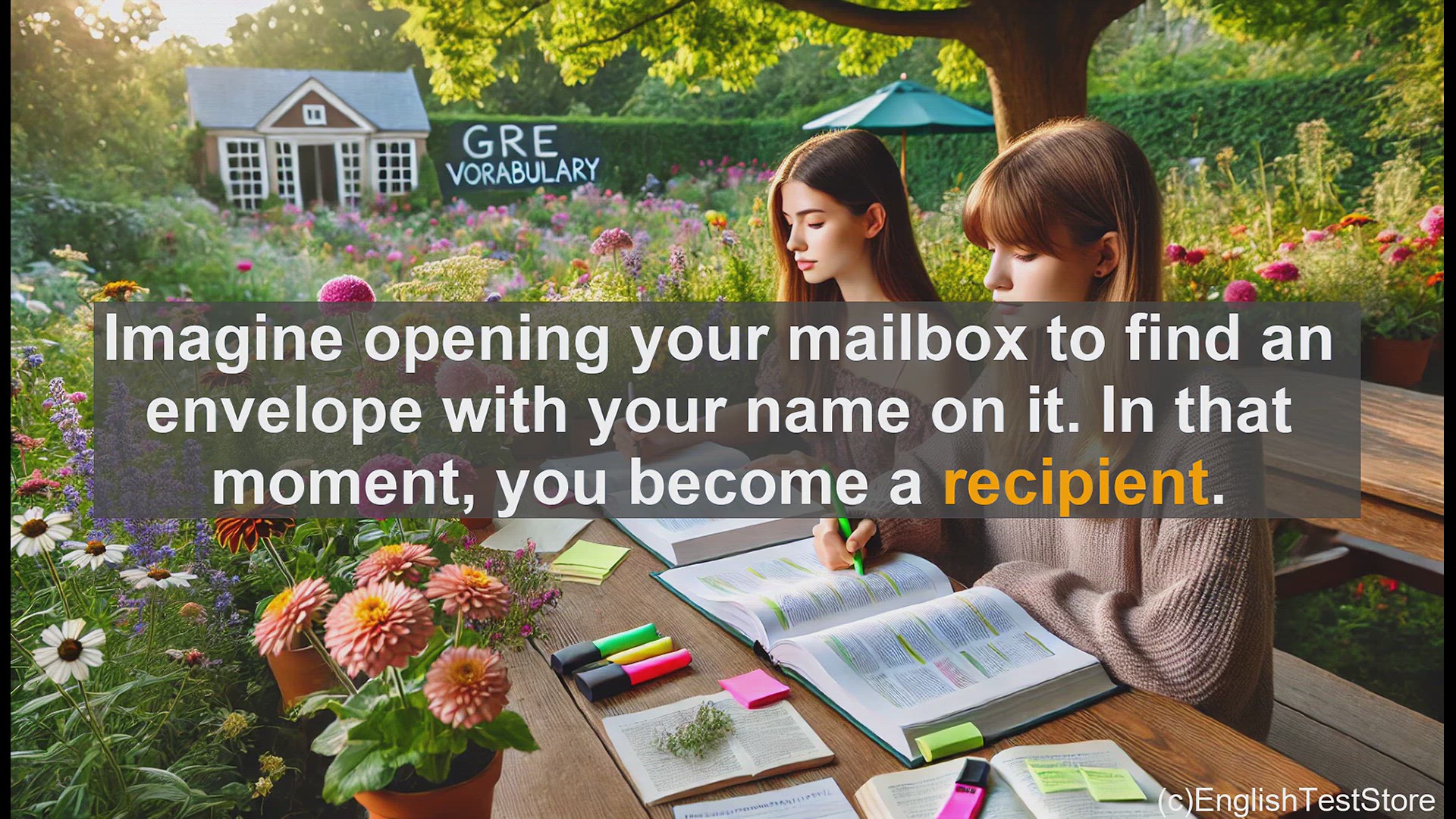 'Video thumbnail for GRE Vocabulary Lesson: What is a Recipient? Boost Your GRE Vocabulary'