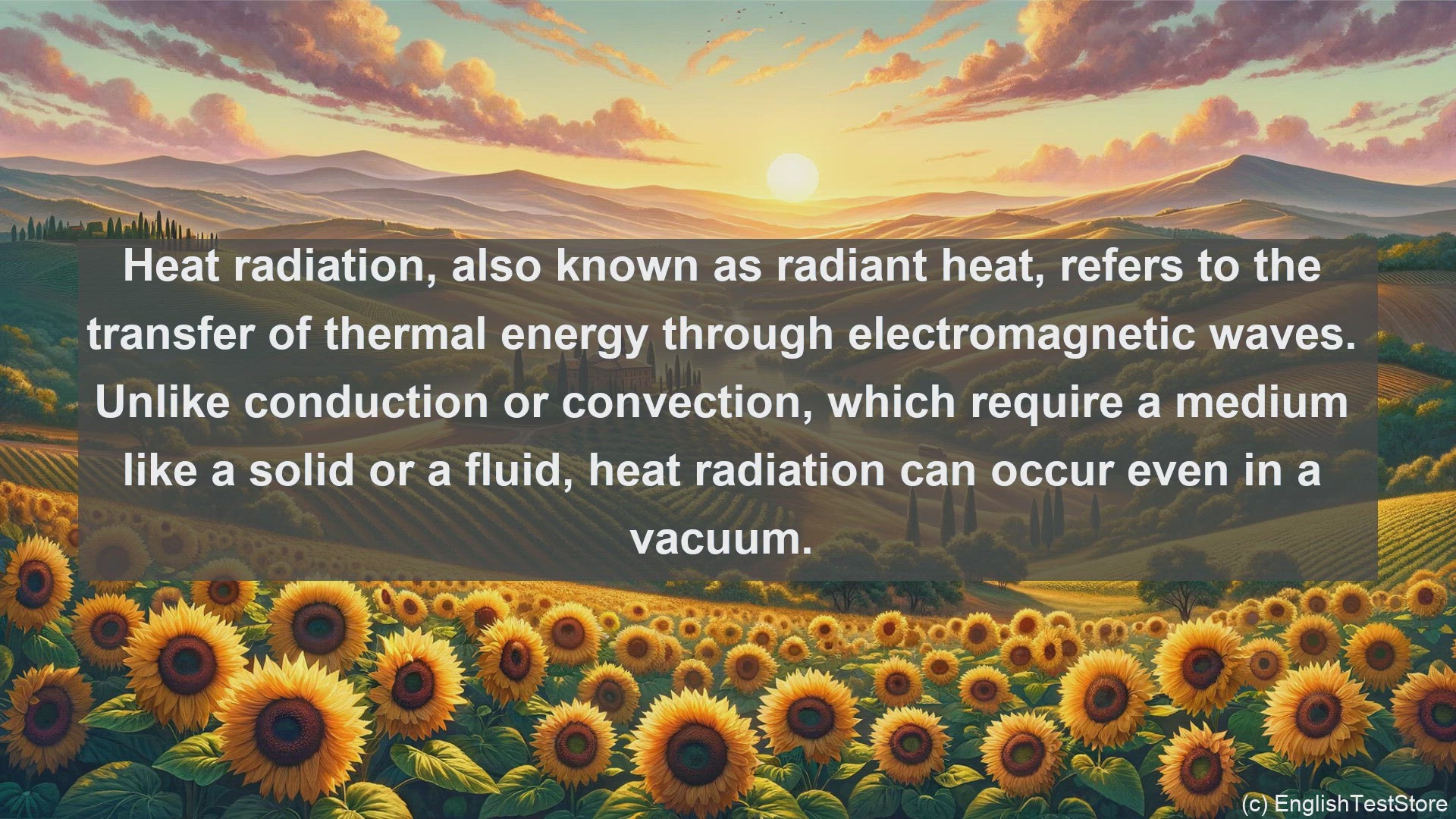 'Video thumbnail for Heat radiation in science  definition and examples'