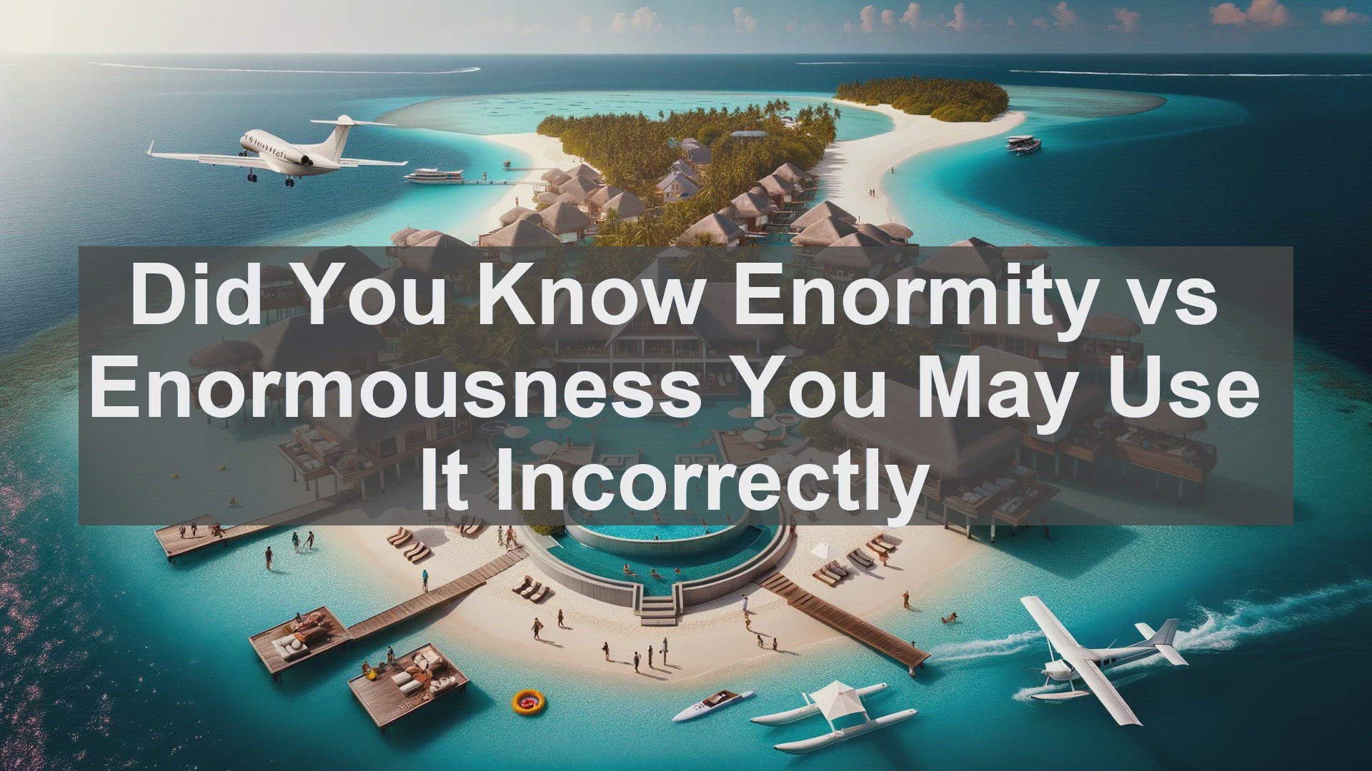 'Video thumbnail for Did You Know Enormity vs Enormousness You May Use It Incorrectly '