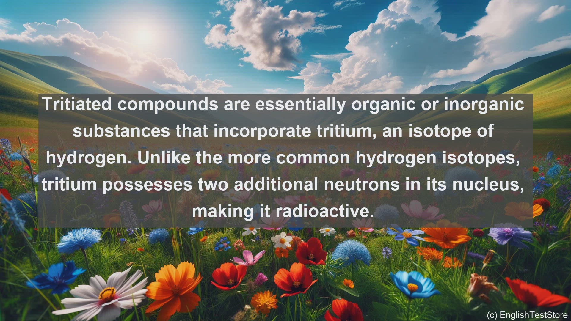 'Video thumbnail for Tritiated compound in science  definition and examples'