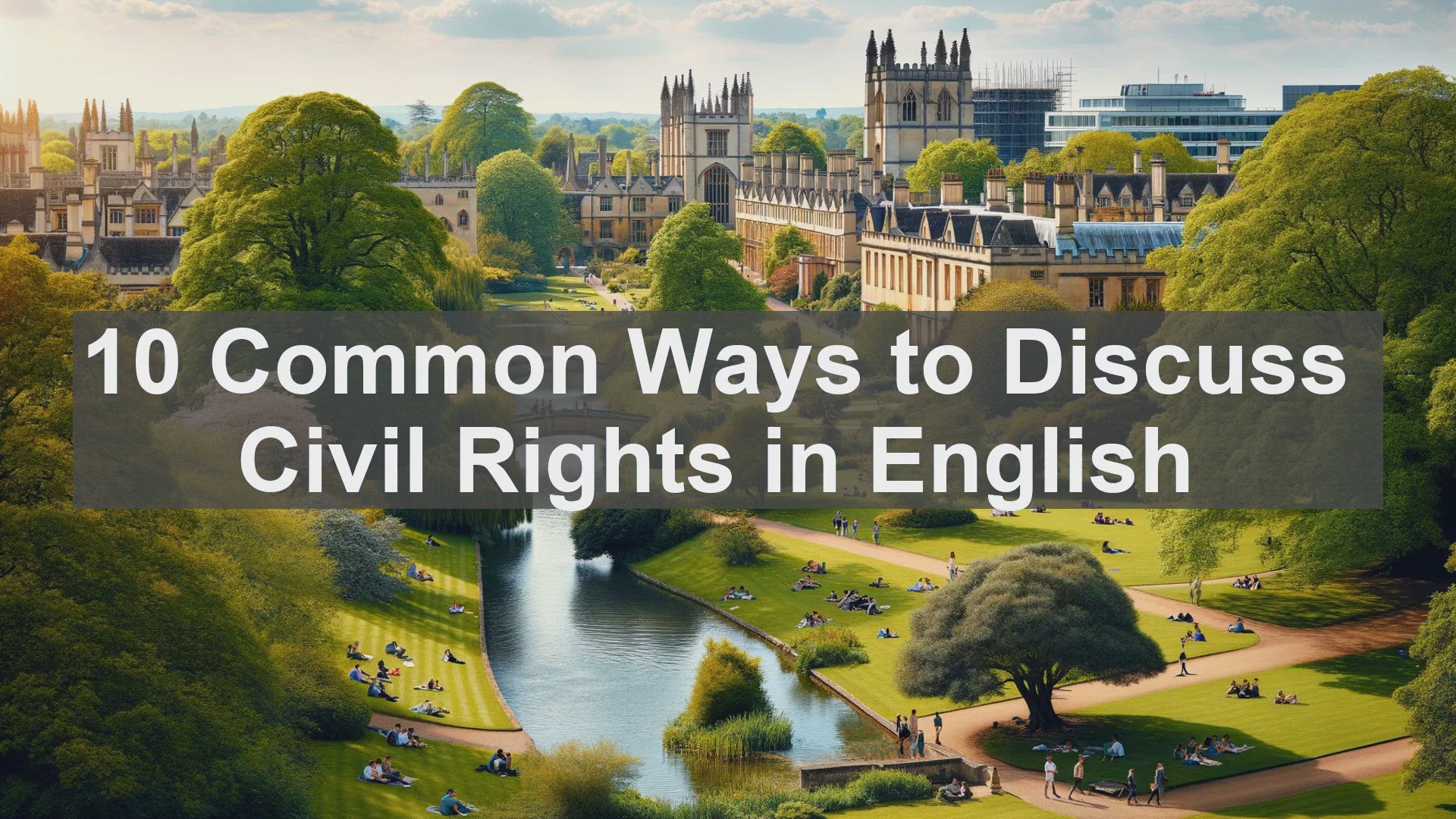 'Video thumbnail for 10 Common Ways to Discuss Civil Rights in English '