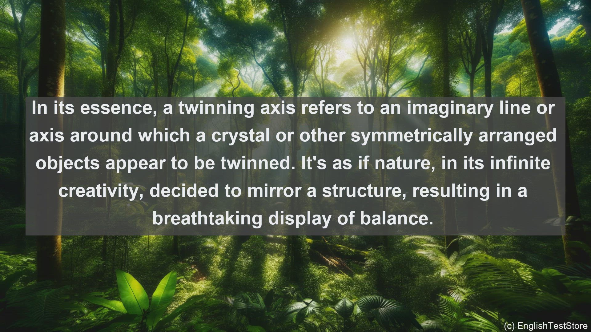 'Video thumbnail for Twinning axis in science  definition and examples'