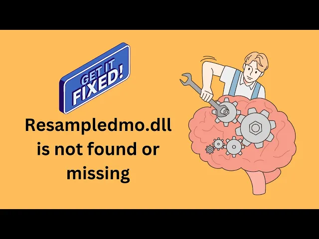 'Video thumbnail for How to fix Resampledmo.dll is not found or missing in Windows 11/10 | GearUpWindows Tutorial'