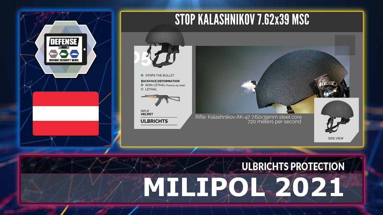 'Video thumbnail for VPAM-6 Ulbrichts first combat helmet in the world to protect against Kalashnikov 7.62mm to save life'