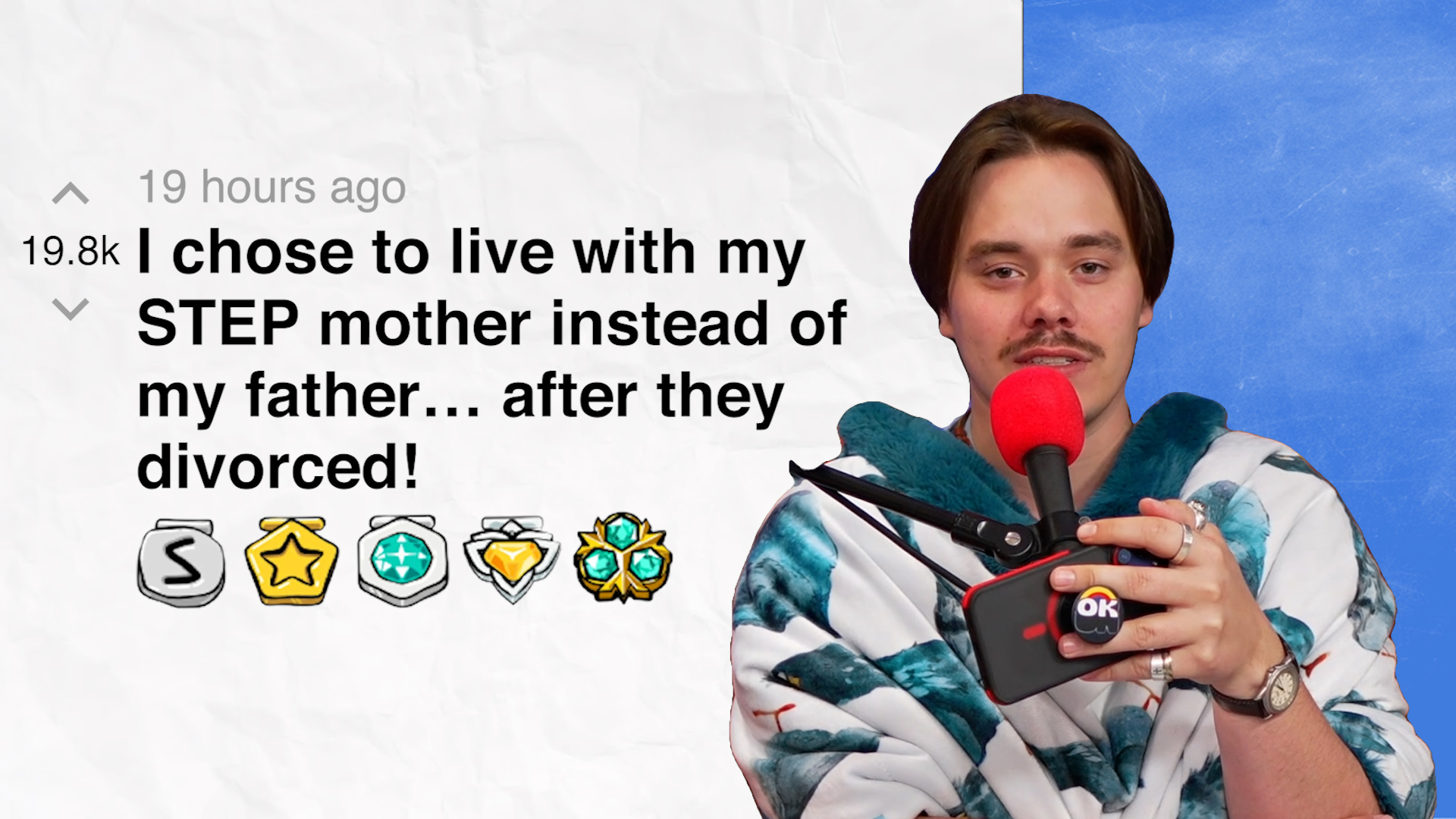 'Video thumbnail for I chose to live with my STEP mother instead of my father… after they divorced! r/BORUpdates | Reddit Stories'