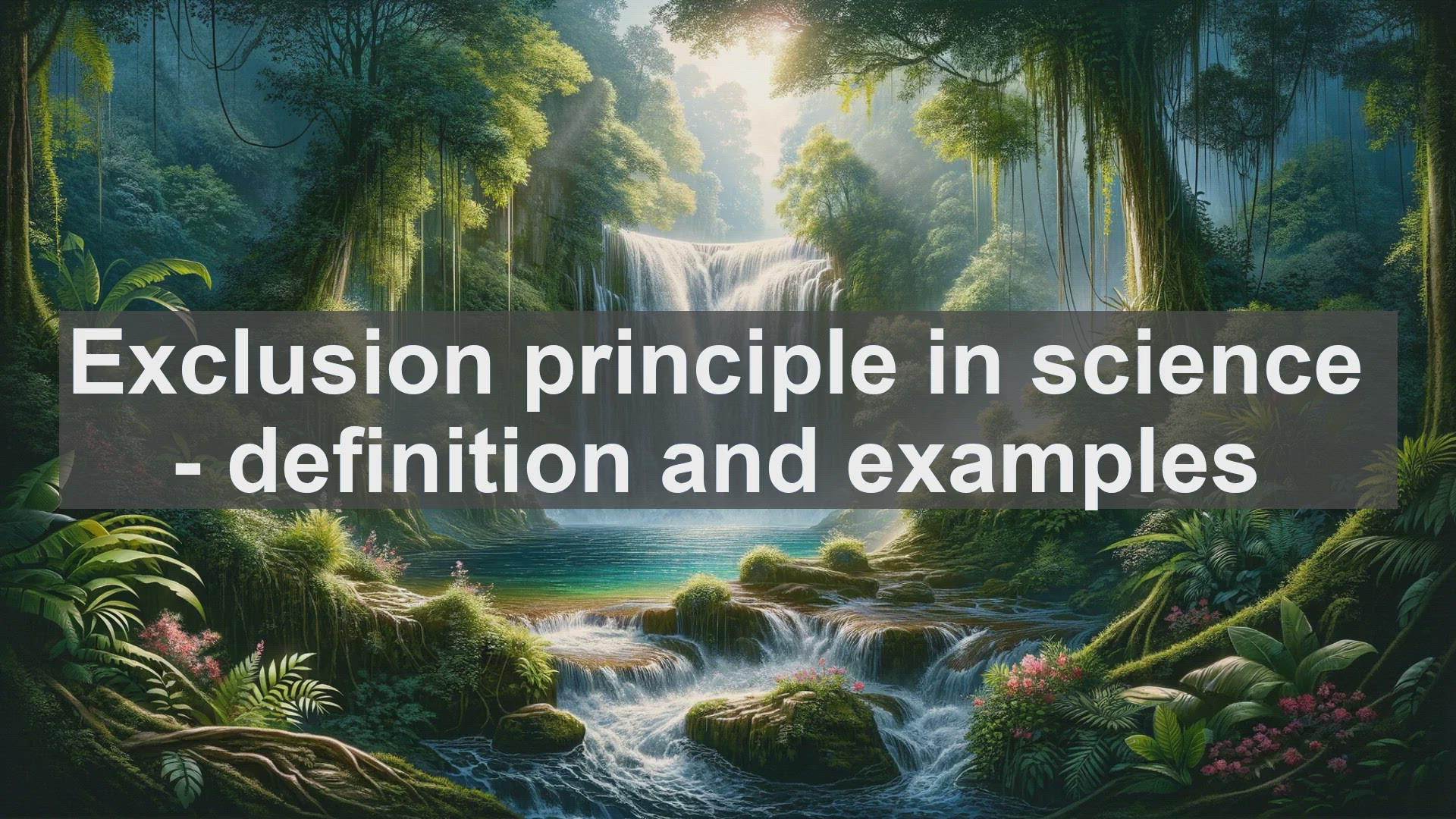 'Video thumbnail for Exclusion principle in science  definition and examples'