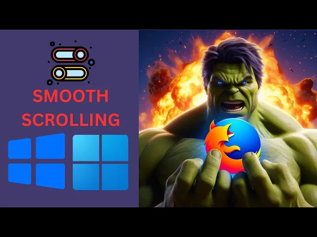 'Video thumbnail for How to Enable or Disable Smooth Scrolling in Mozilla Firefox on Windows 11 or 10 | GearUpWindows'
