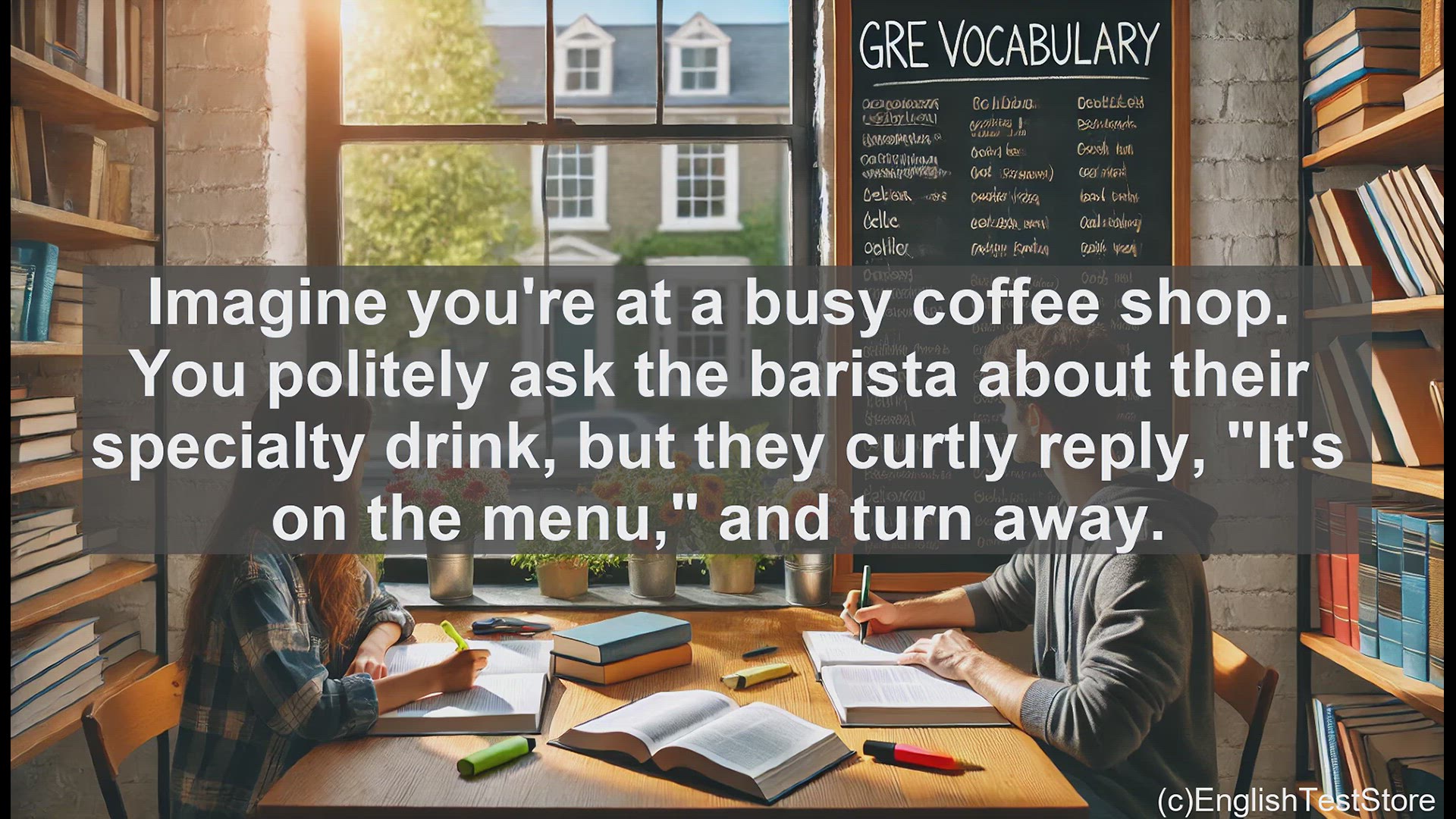 'Video thumbnail for GRE Vocabulary Lesson: Mastering the GRE Vocabulary - Understanding Brusque Behavior'