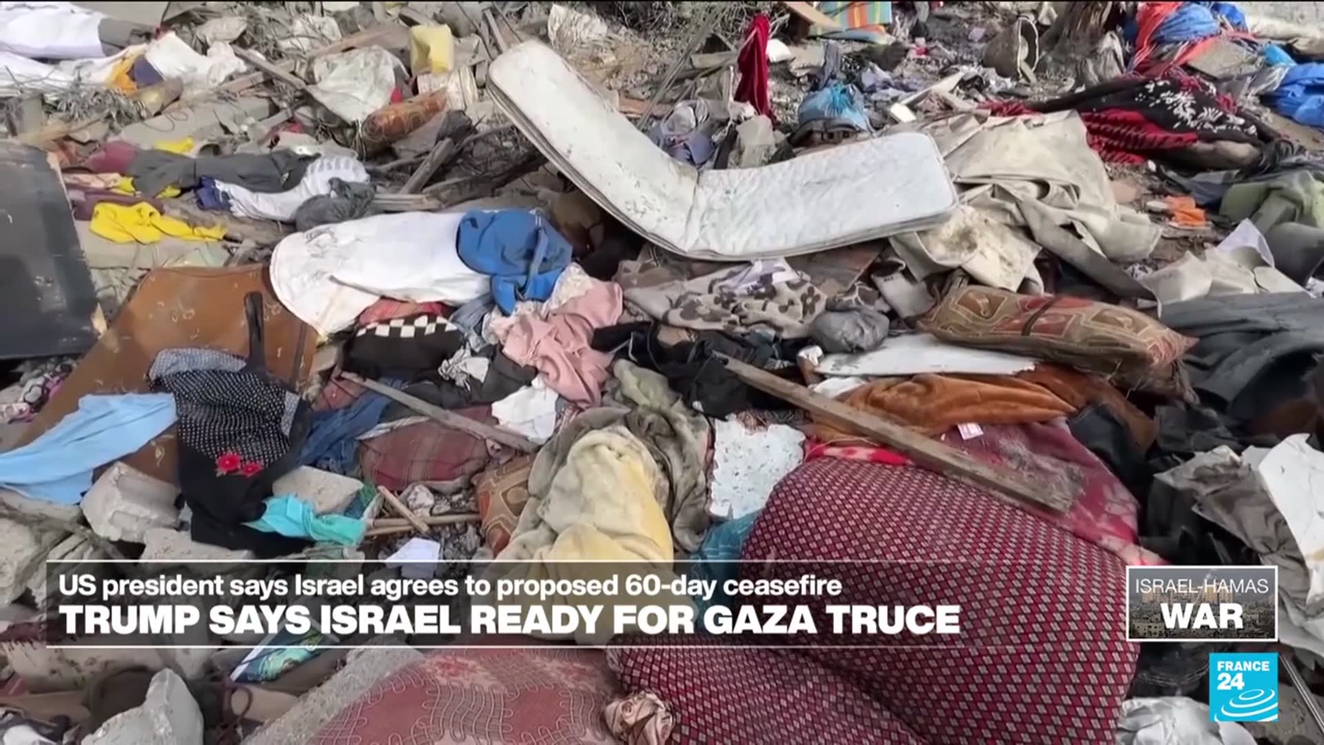 'Video thumbnail for US President seeking truce ahead of Netanyahu visit'
