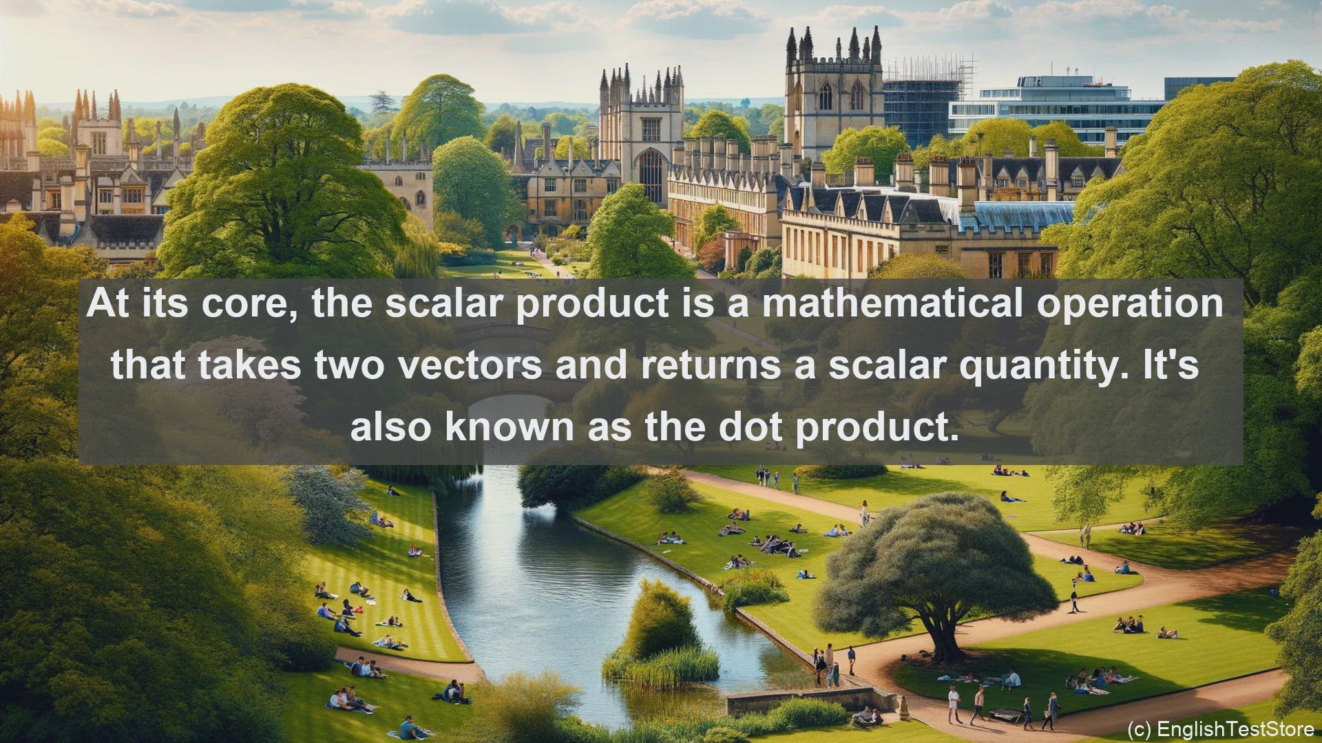 'Video thumbnail for Scalar product in science  definition and examples'