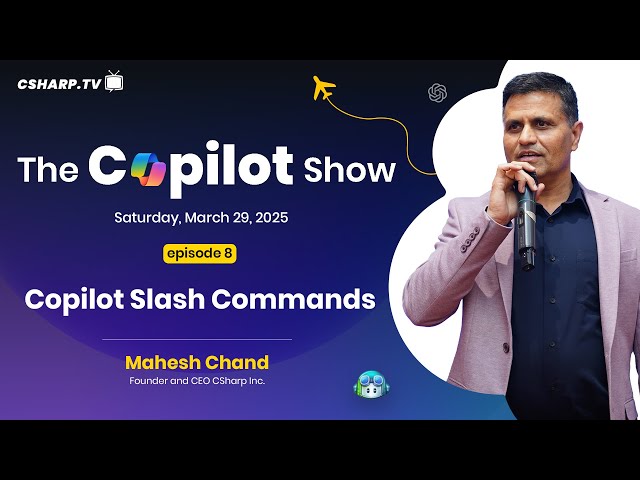 'Video thumbnail for Copilot Slash Commands: The Copilot Show - Ep. 8'