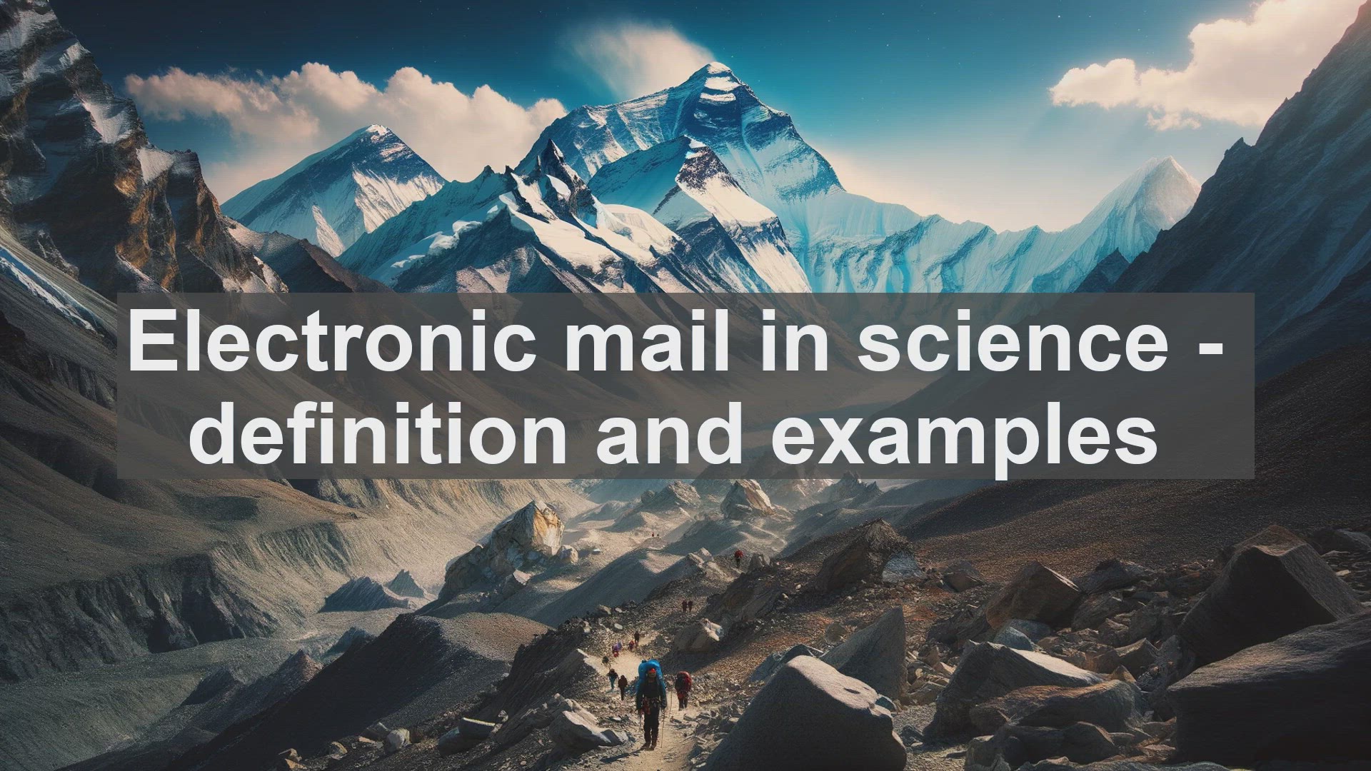 'Video thumbnail for Electronic mail in science  definition and examples'