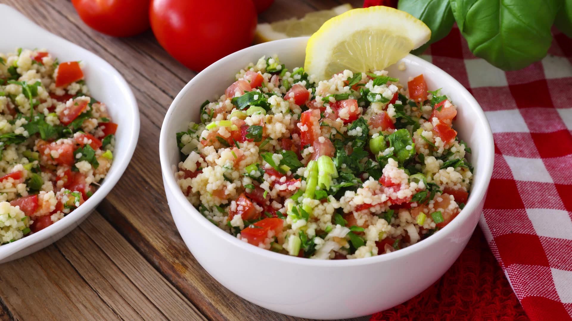 'Video thumbnail for Tabbouleh: Fresh Parsley and Bulgur Salad'