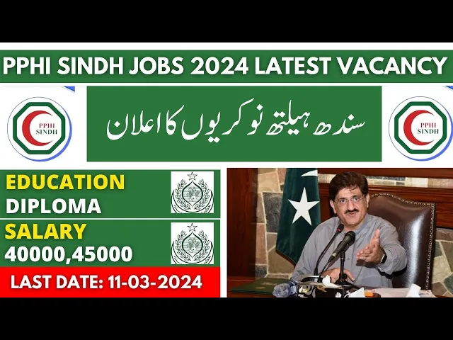 Video thumbnail for PPHI Sindh Government jobs 2024 | NURSE | LADY Health Visitor | Health Department Jobs 2024