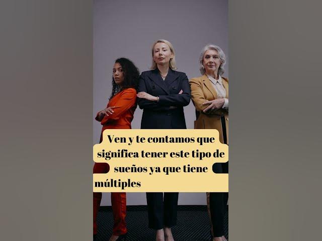 Video thumbnail for ¿Alguna vez has soñado con dos mujeres?: #significadodesueños #interpretaciondesueños #sueños