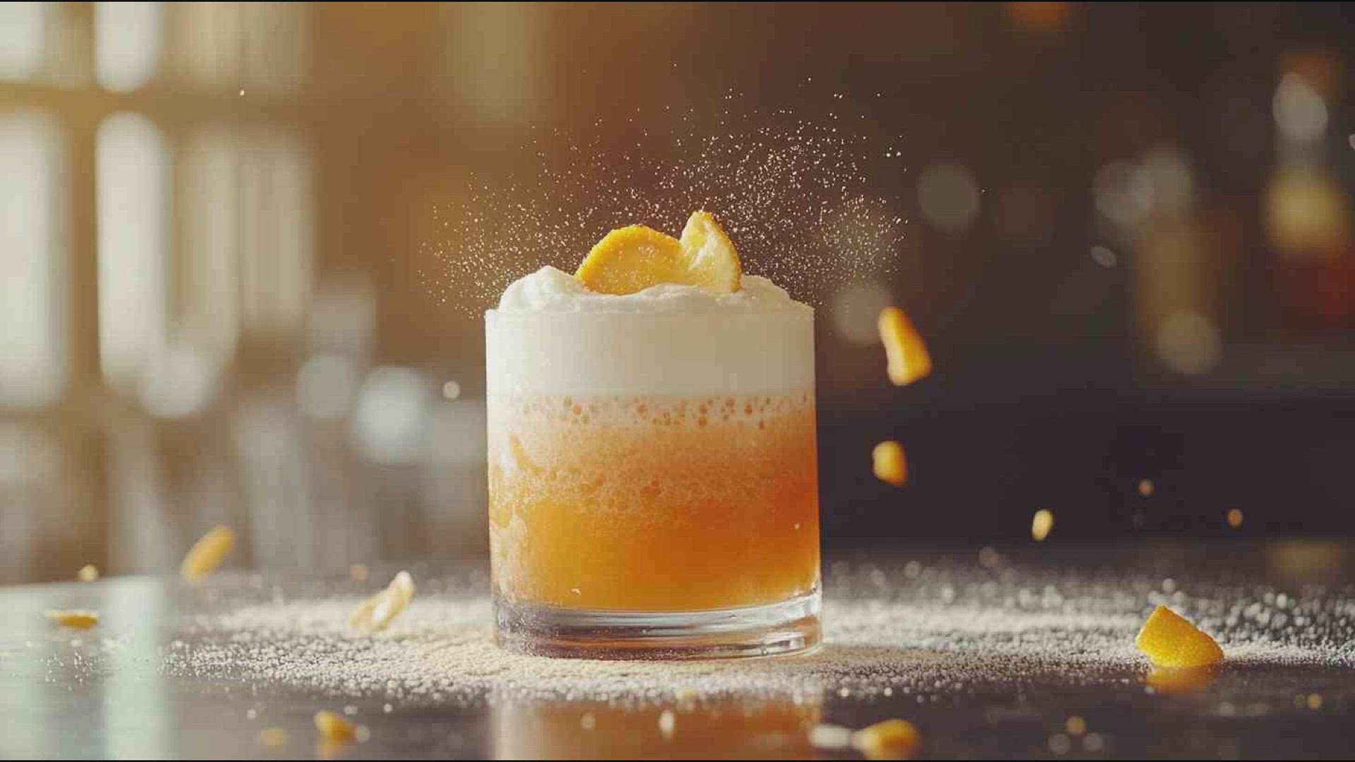 'Video thumbnail for Amaretto Sour with a Zesty Kick Recipe'