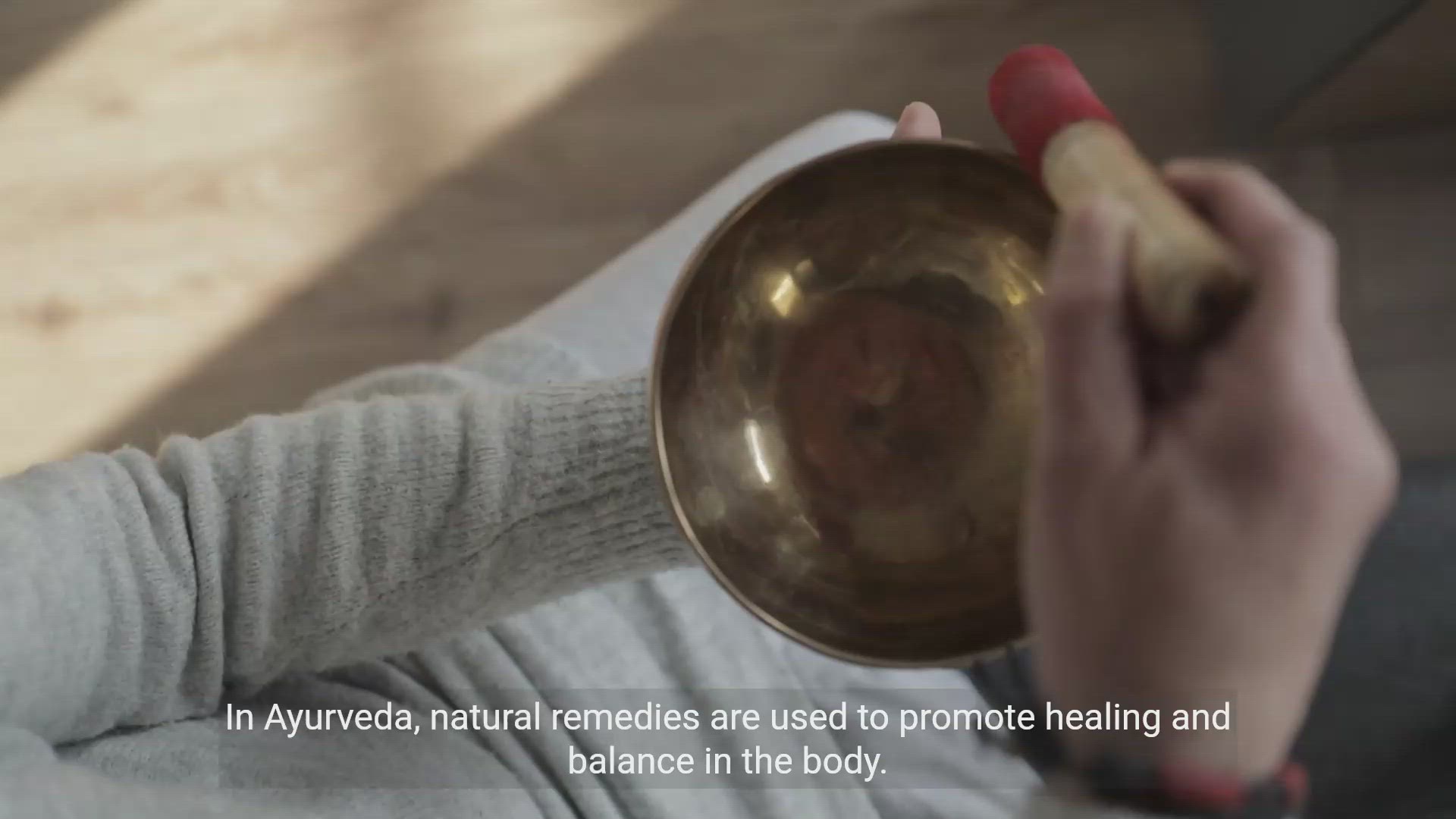 'Video thumbnail for Ayurvedic Methods to Cure'